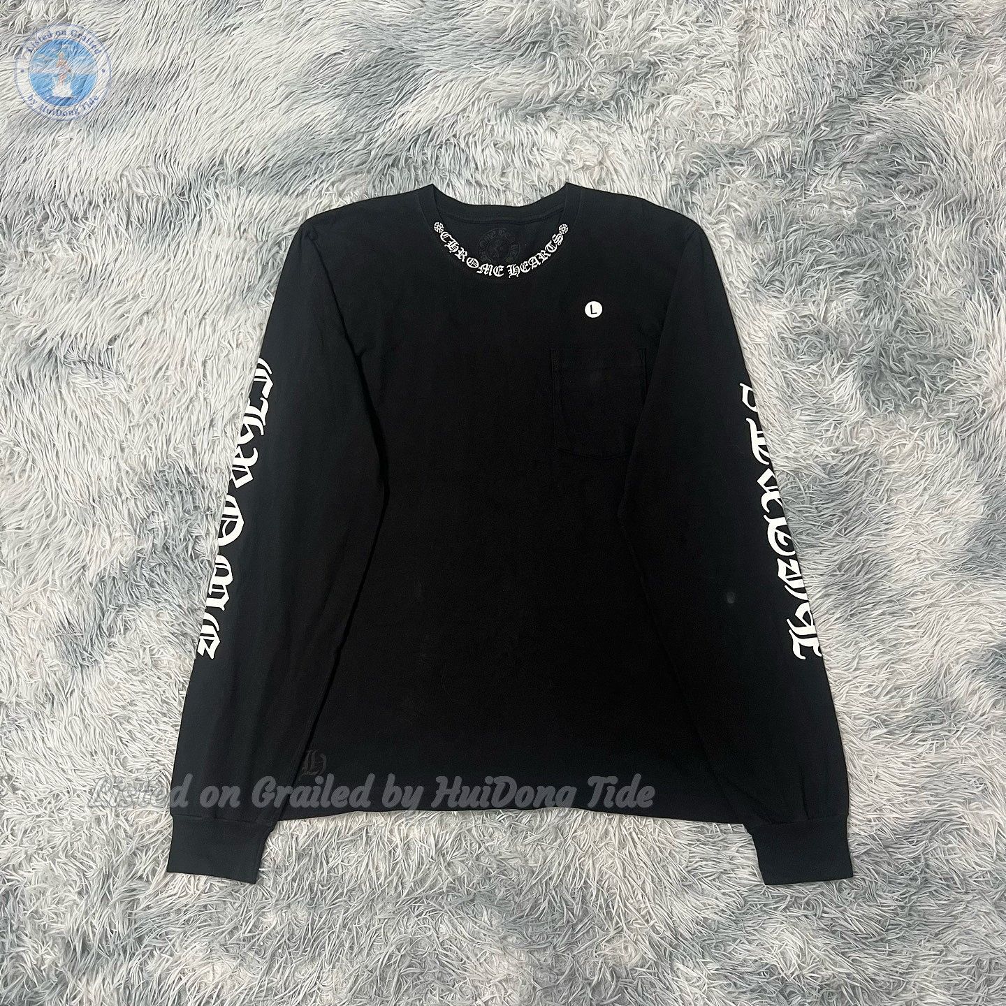 Chrome Hearts Chrome Hearts Script Logo Long Sleeve T-Shirt Size L Size US L / EU 52-54 / 3 - 9 Thumbnail