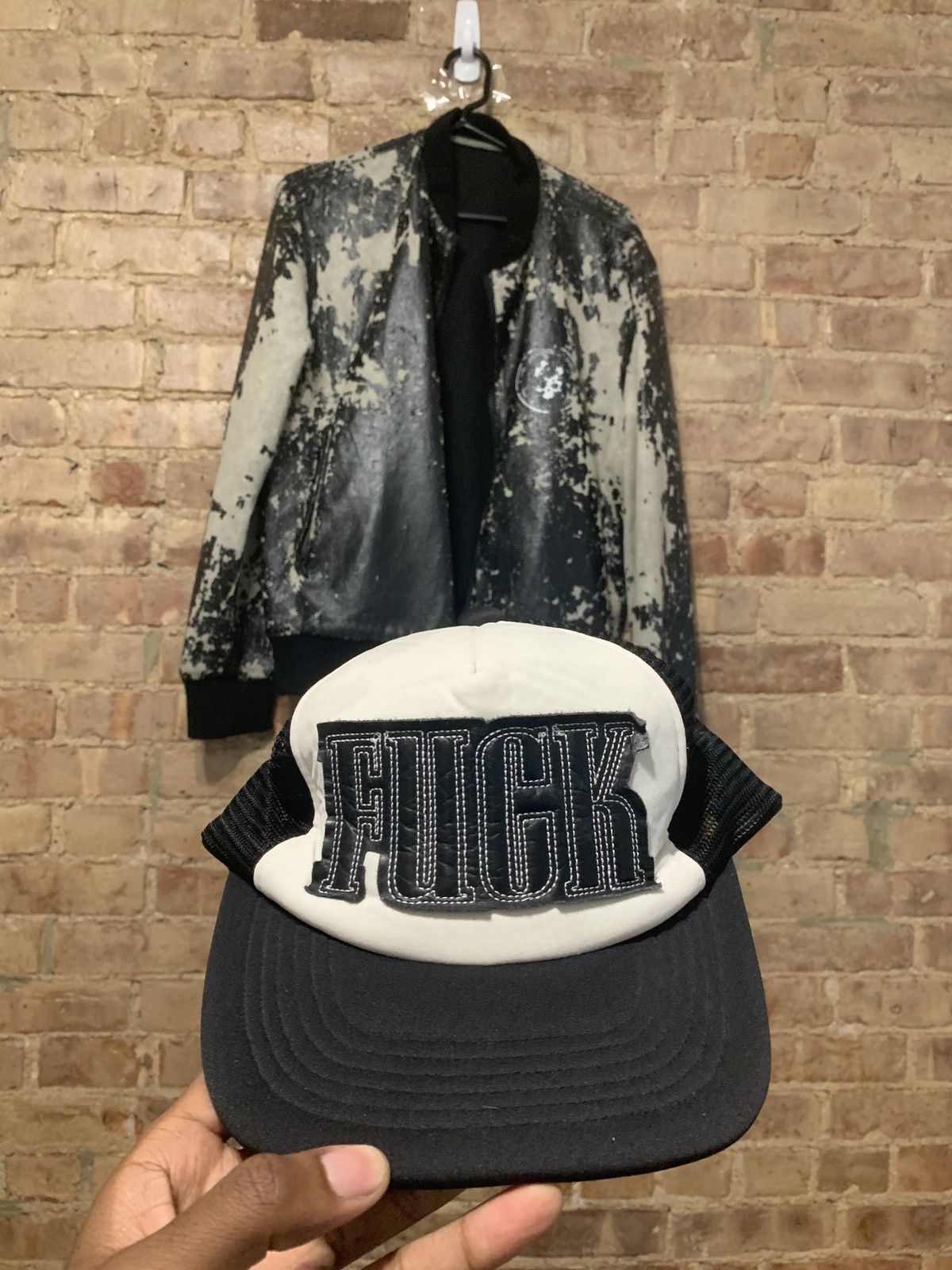 帽子 number (n)ine 06ss FUCK mesh cap number (n)ine 06ss FUCK mesh cap