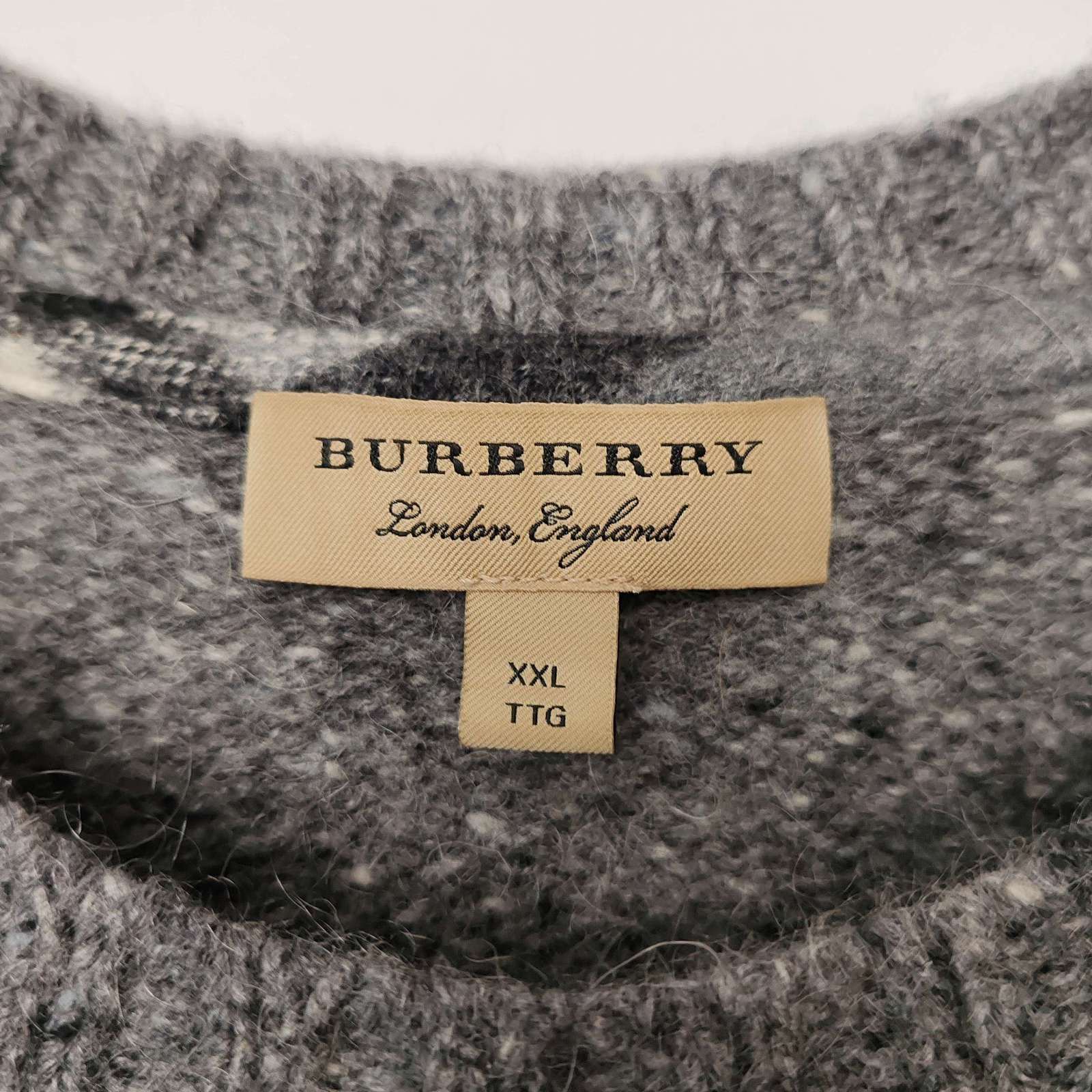 Burberry Burberry Wool Cashmere Blend Sweater Size XXL Size US XXL / EU 58 / 5 - 4 Thumbnail