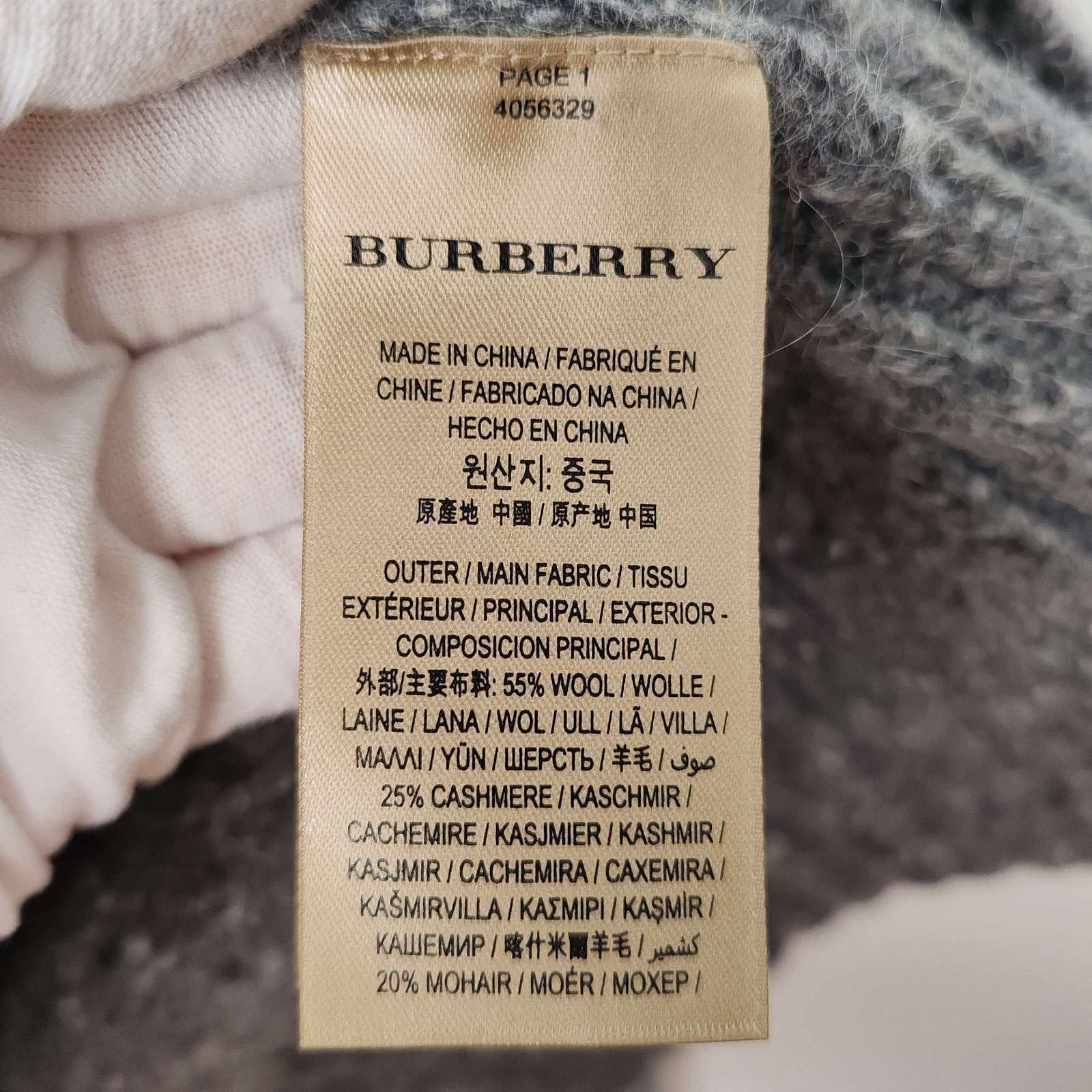 Burberry Burberry Wool Cashmere Blend Sweater Size XXL Size US XXL / EU 58 / 5 - 5 Thumbnail