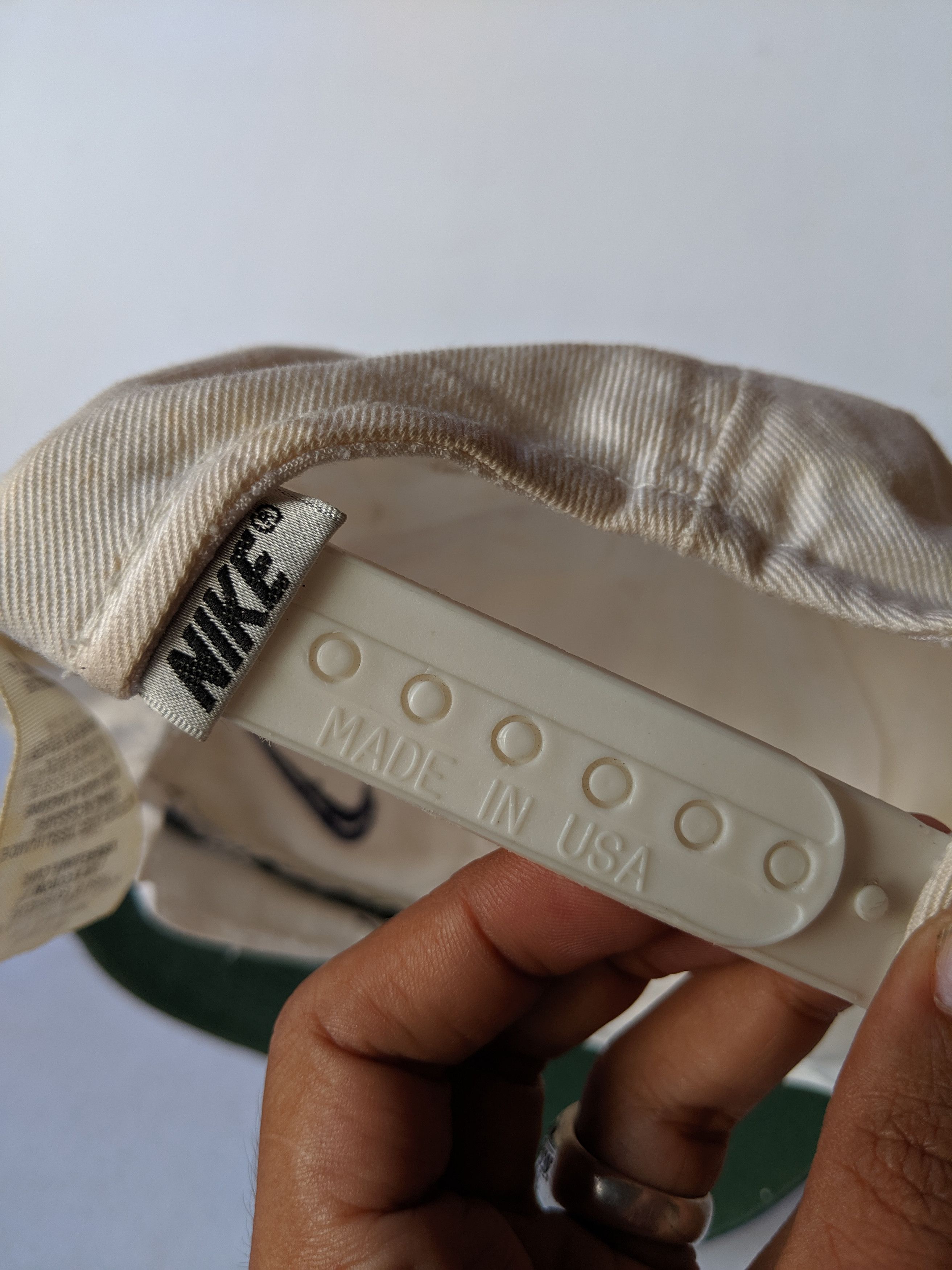 Nike × Vintage Vintage 90s nike caps double swoosh logo sean wotherspoon Size ONE SIZE - 4 Thumbnail