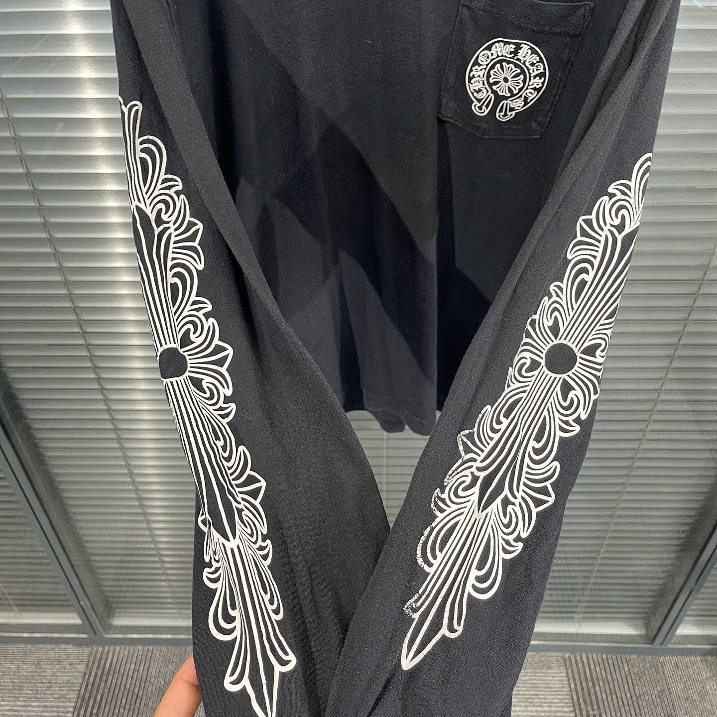 Chrome Hearts Chrome Hearts Hangzhou Horseshoe Long Sleeve T-Shirt Size L Size US L / EU 52-54 / 3 - 7 Thumbnail