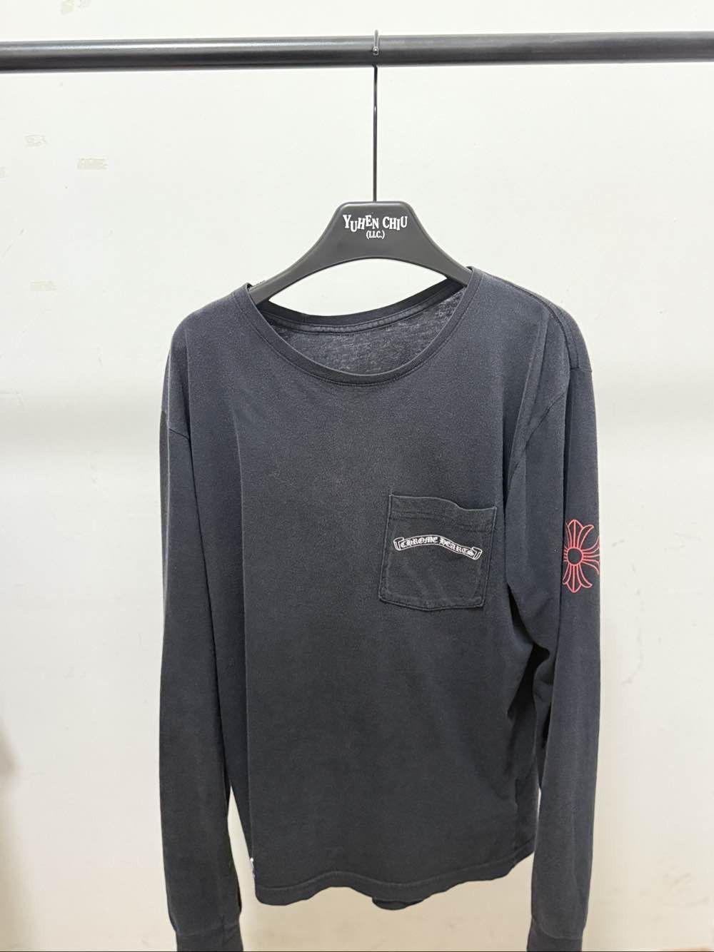 Chrome Hearts Chrome Hearts Red U.S.A. Long Sleeve T-Shirt Size L Size US L / EU 52-54 / 3 - 2 Thumbnail