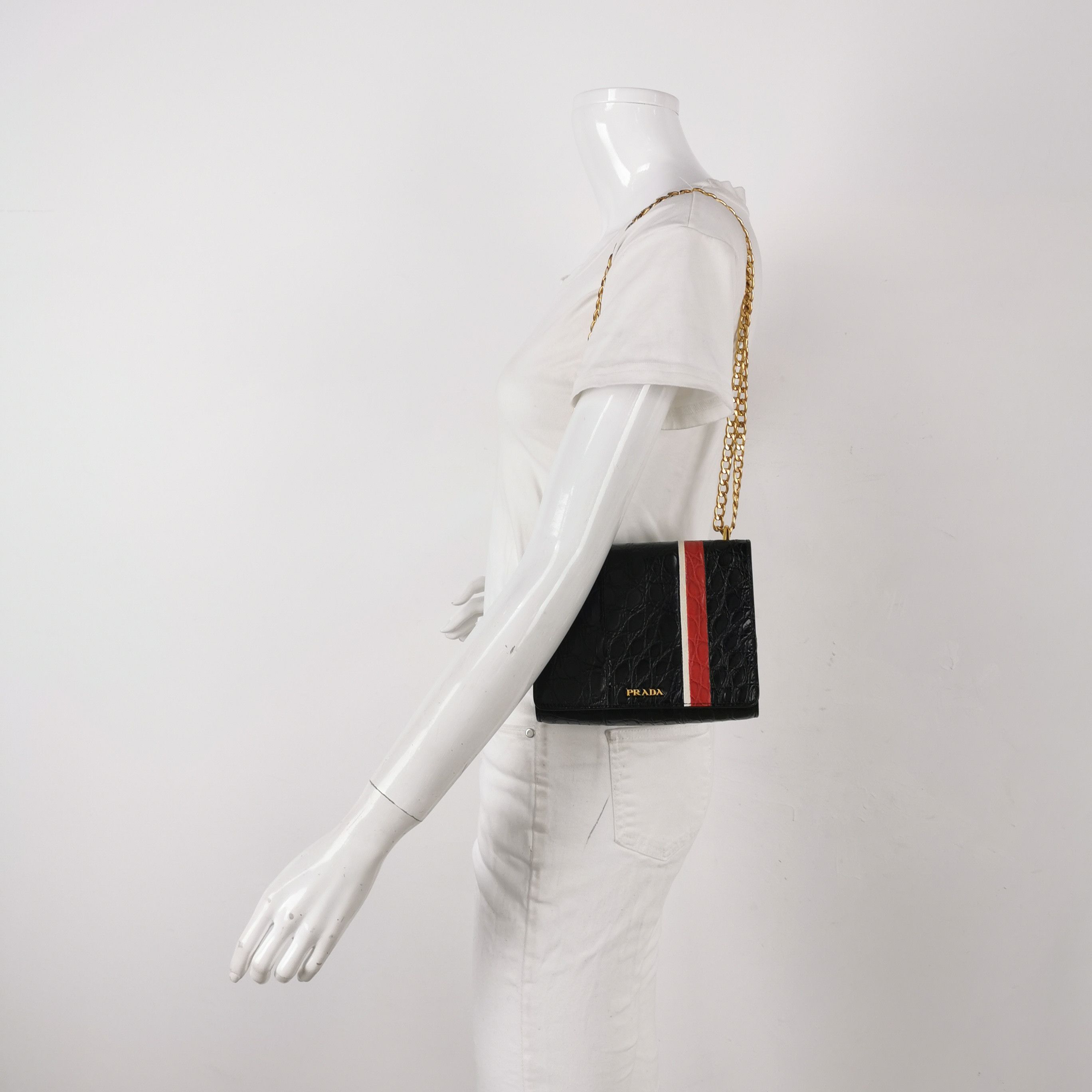 Prada Prada Women os Shoulder Bags Size ONE SIZE - 2 Thumbnail