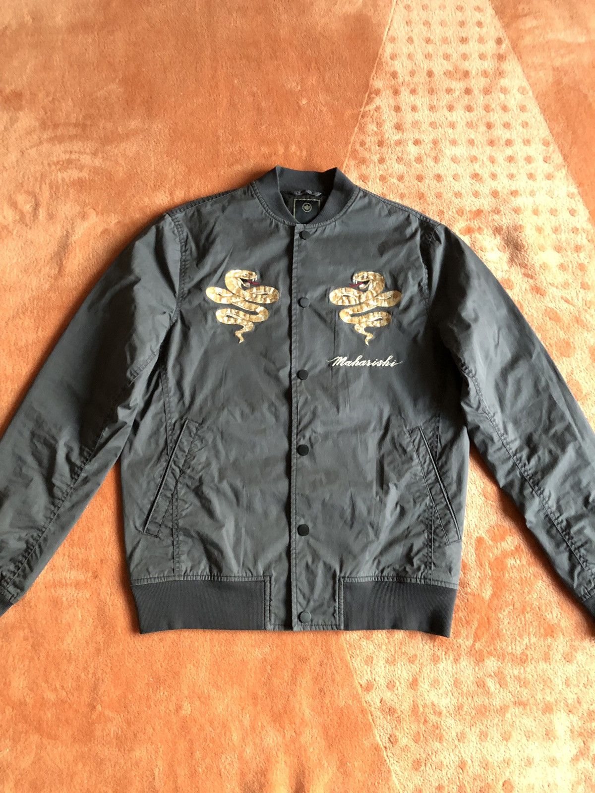 Maharishi final price* Maharishi Embroidered Snake Tour Bomber