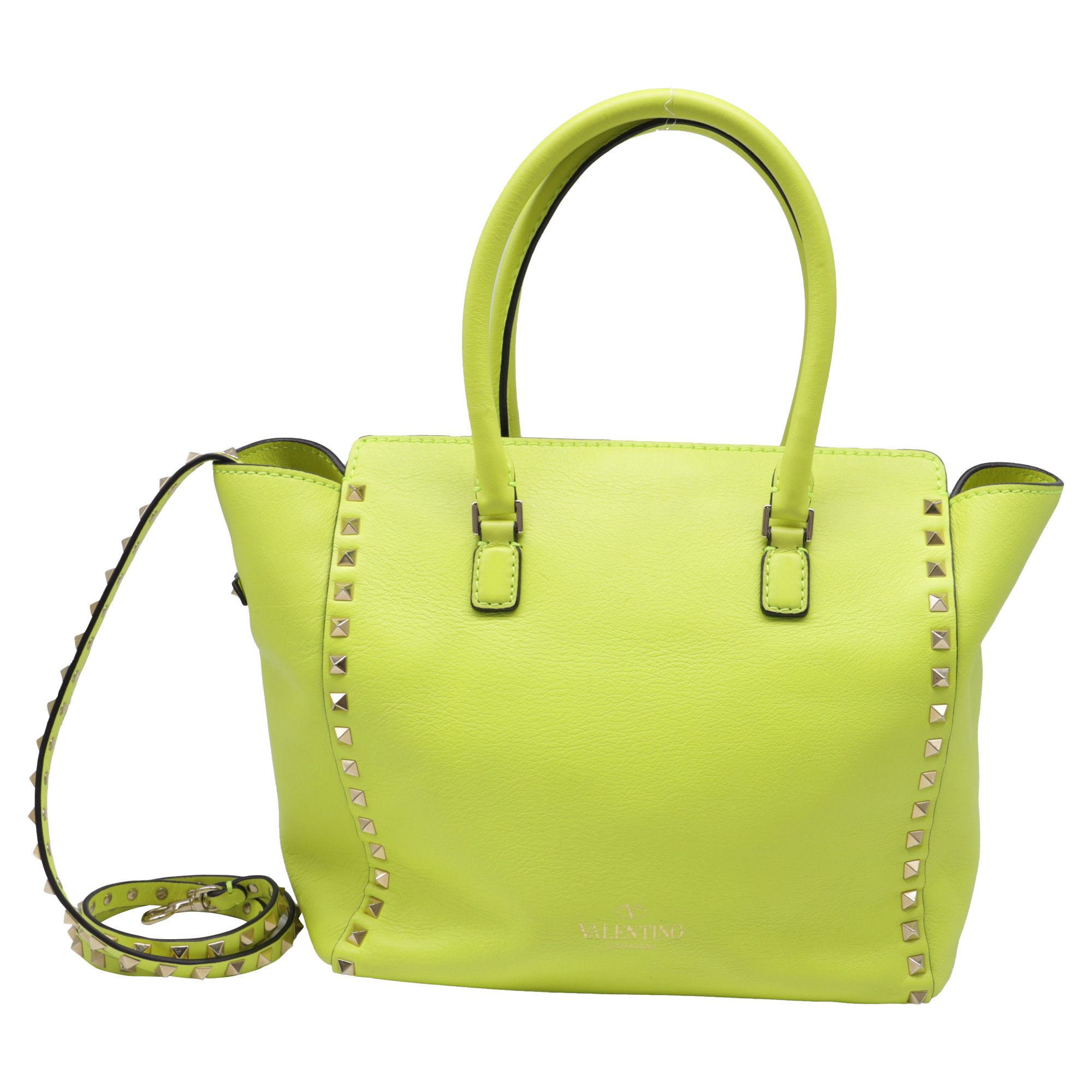 Valentino Valentino Garavani Medium Rockstud Double Handle Tote Bag i Size ONE SIZE - 2 Thumbnail