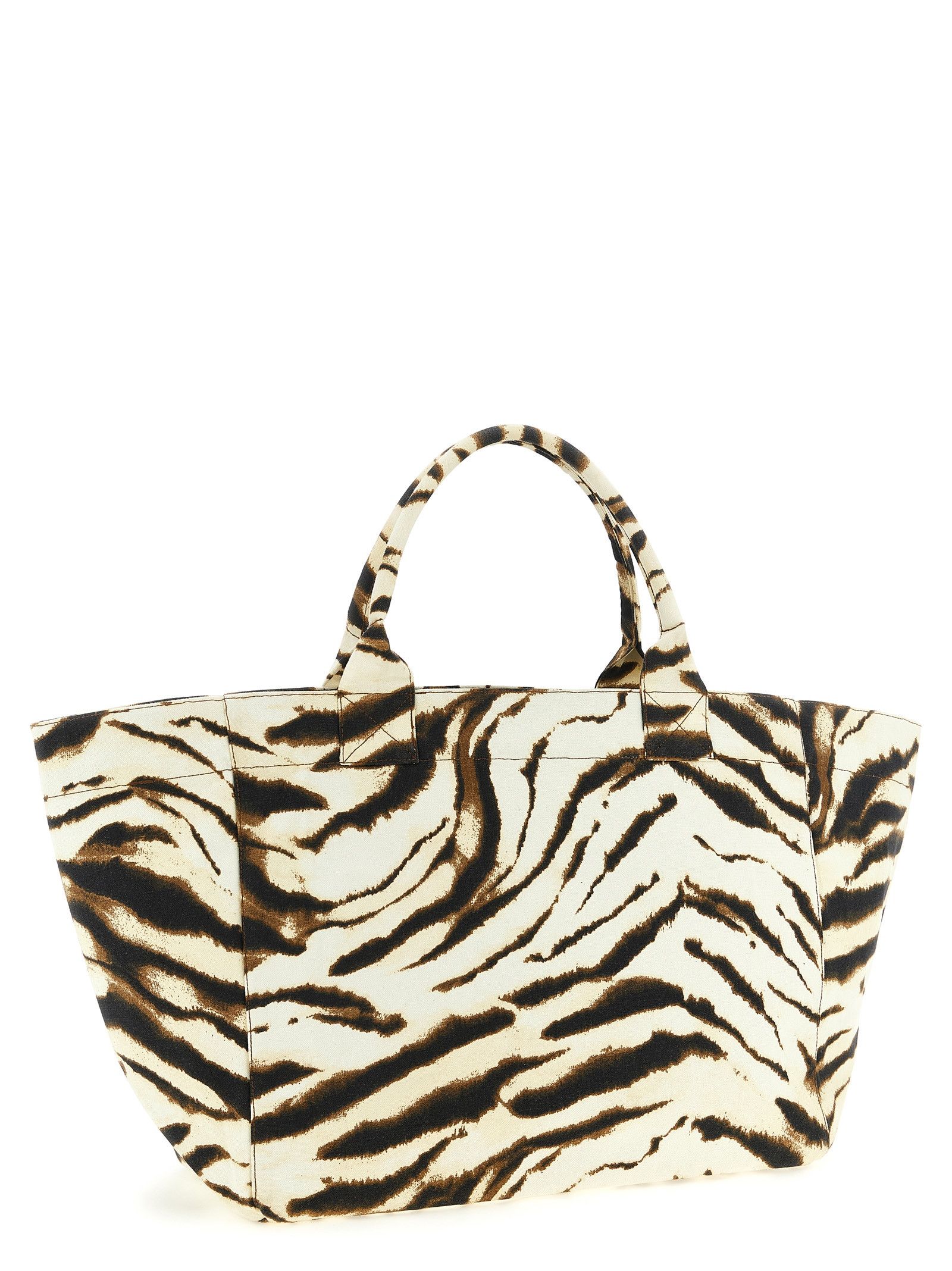 Ganni 'Xxl Zebra' Shopping Bag Size ONE SIZE - 2 Thumbnail