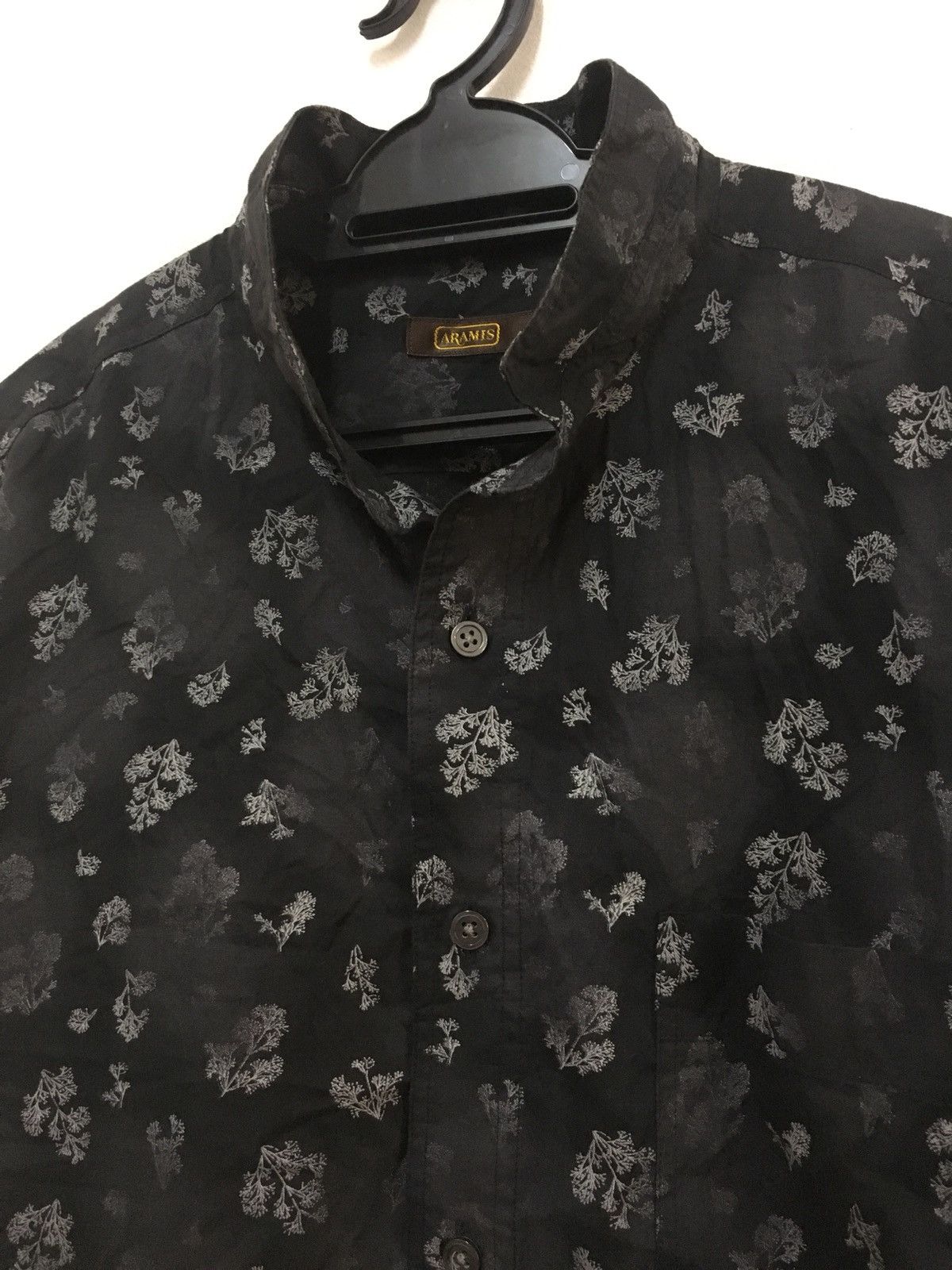 Designer Aramis Long Sleeve Button Up Flower Motive Size US L / EU 52-54 / 3 - 3 Thumbnail