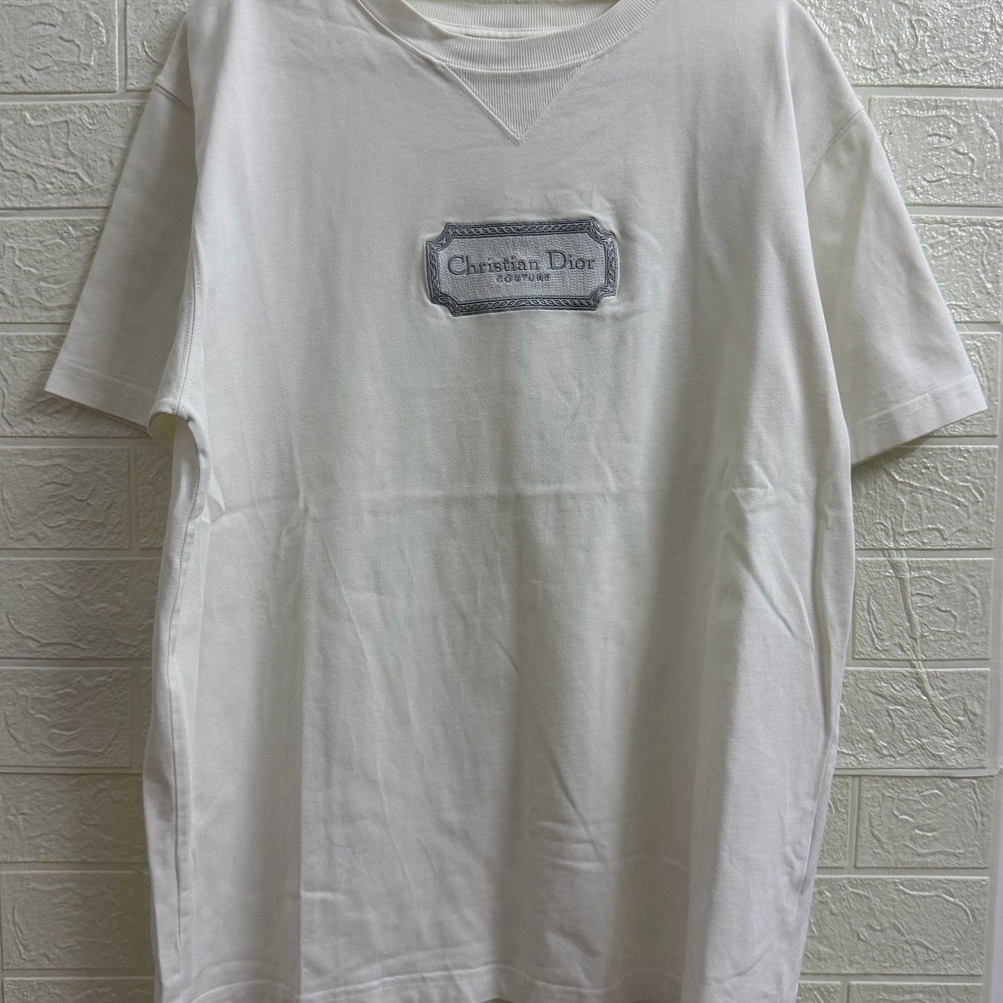 Dior Dior Christian Dior Couture Logo T-Shirt White Size L Size US L / EU 52-54 / 3 - 2 Thumbnail