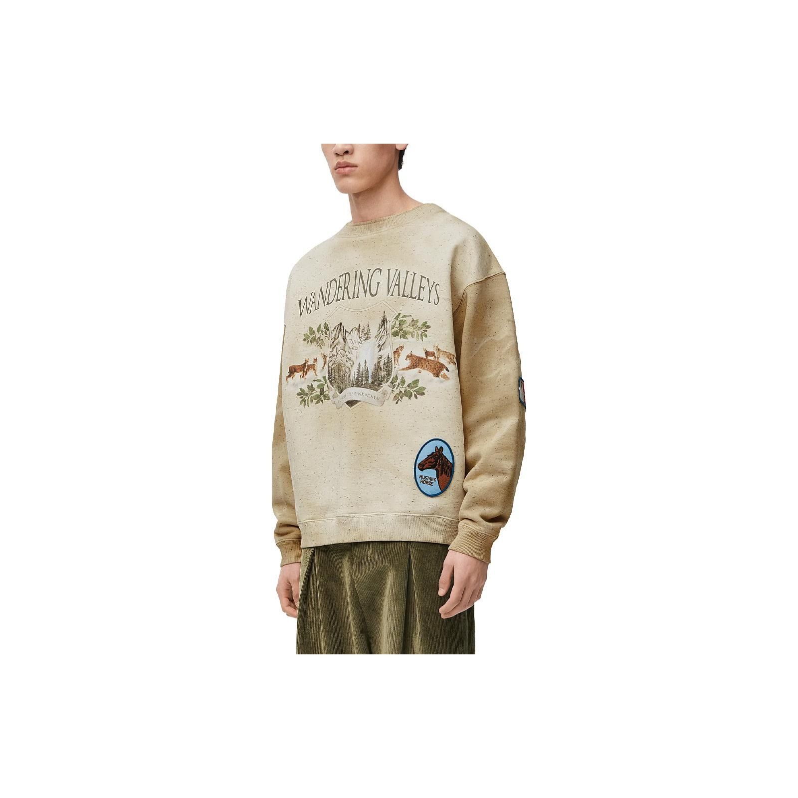Loewe Loewe Wandering Valleys Graphic Sweatshirt Size M Size US M / EU 48-50 / 2 - 12 Thumbnail