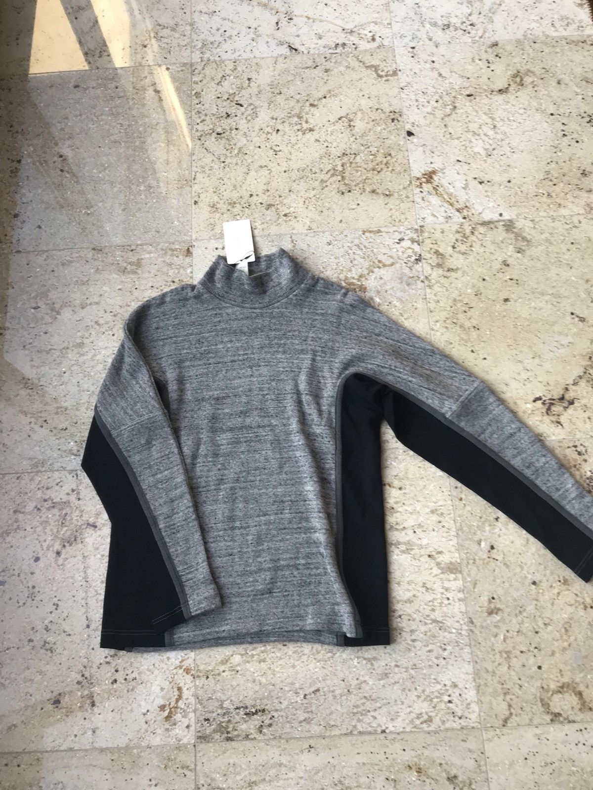 N.Hoolywood 162-CS10 Athletic Knitwear in Grey Melange & Black Size US M / EU 48-50 / 2 - 1 Thumbnail