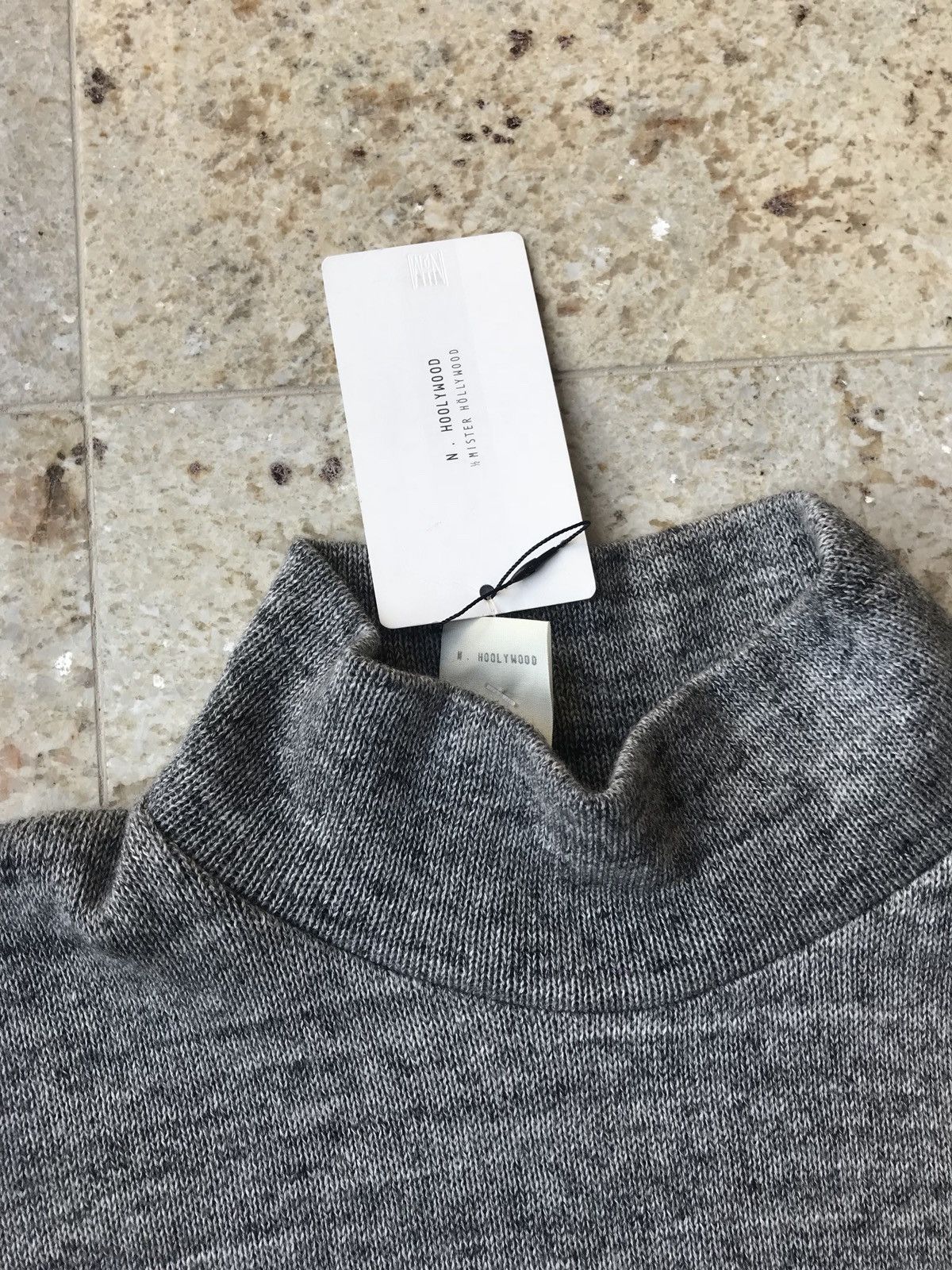 N.Hoolywood 162-CS10 Athletic Knitwear in Grey Melange & Black Size US M / EU 48-50 / 2 - 6 Thumbnail