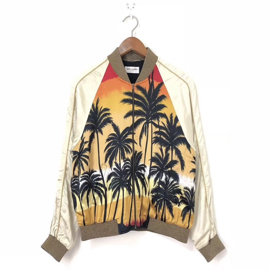 Hedi Slimane × Saint Laurent Paris 16SS Palm Sunset Teddy