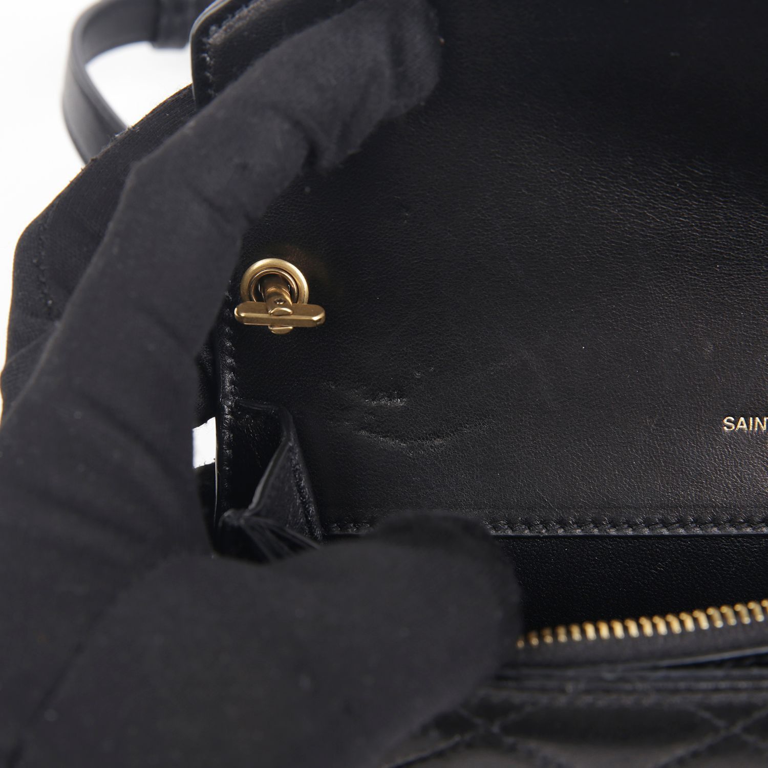 Yves Saint Laurent Gaby Mini Shachel Shoulder Crossbody Bag Size ONE SIZE - 13 Thumbnail