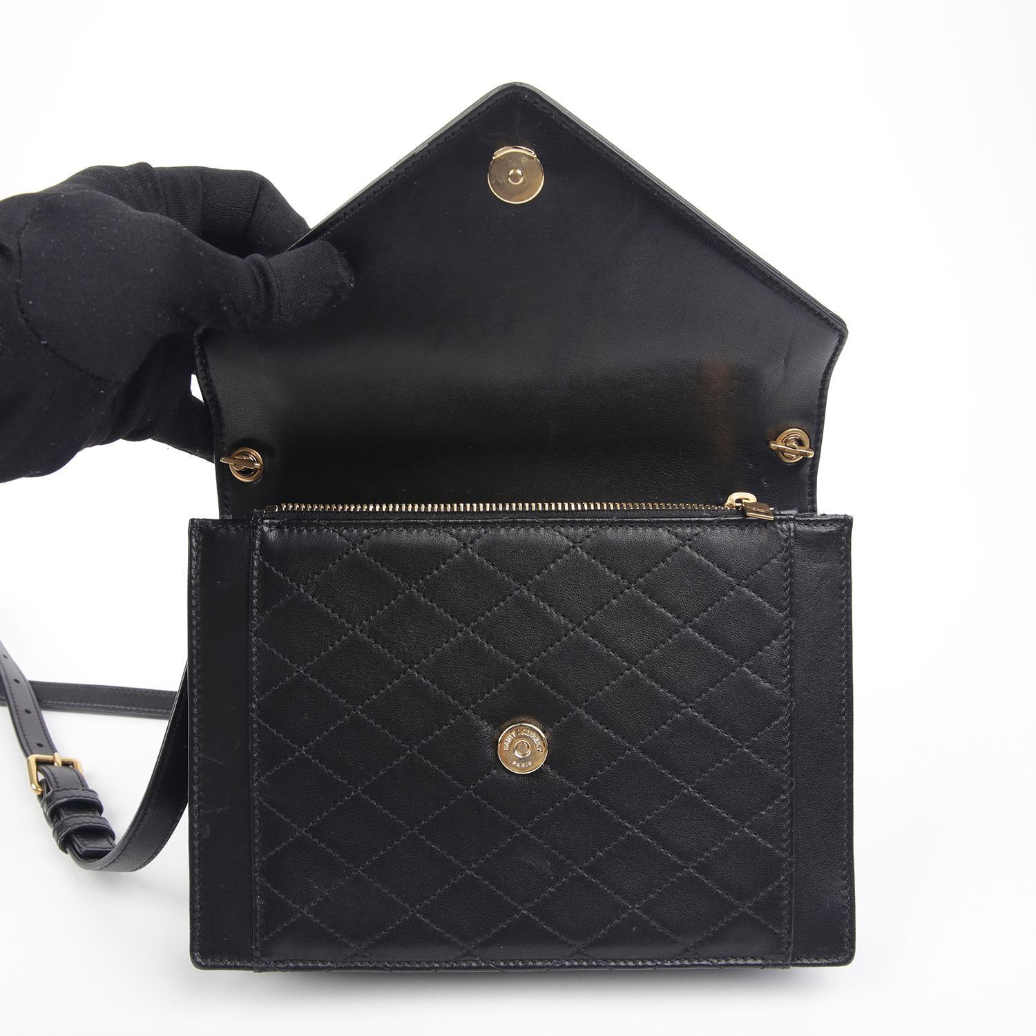 Yves Saint Laurent Gaby Mini Shachel Shoulder Crossbody Bag Size ONE SIZE - 12 Thumbnail