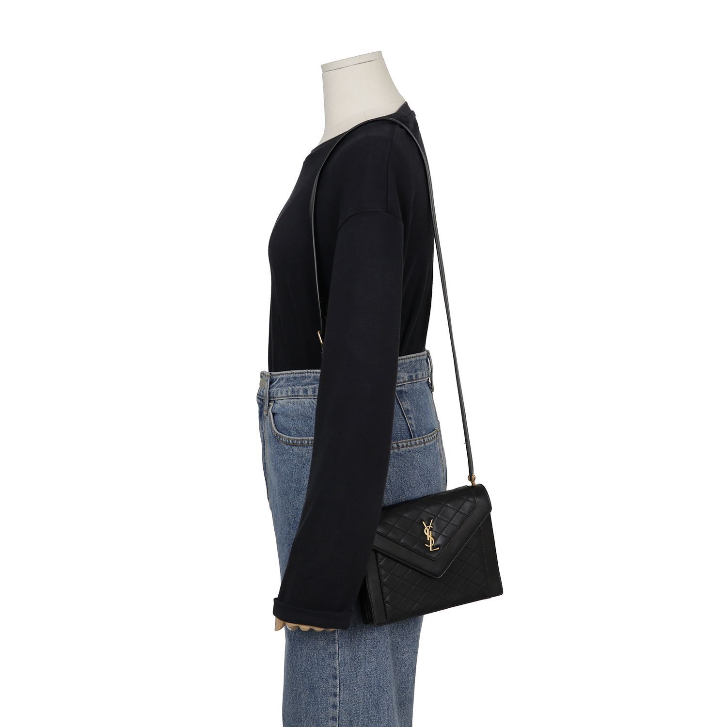 Yves Saint Laurent Gaby Mini Shachel Shoulder Crossbody Bag Size ONE SIZE - 16 Thumbnail