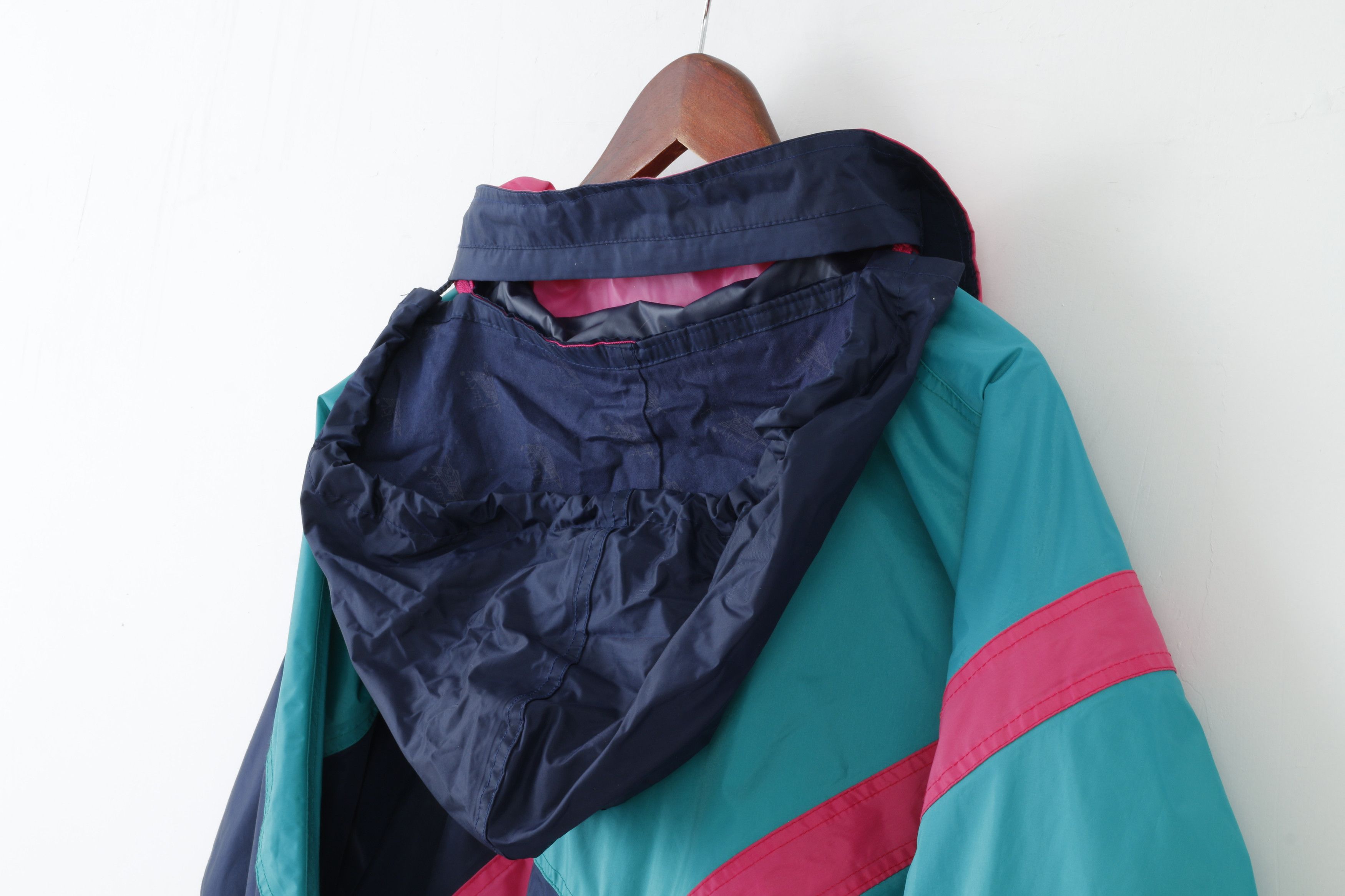 Vintage Lucky Line Vintage Mans S Trucksuit Jacket Hood Neon Vintage Lucky Line Vintage Mans S Trucksuit Jacket Hood Neon