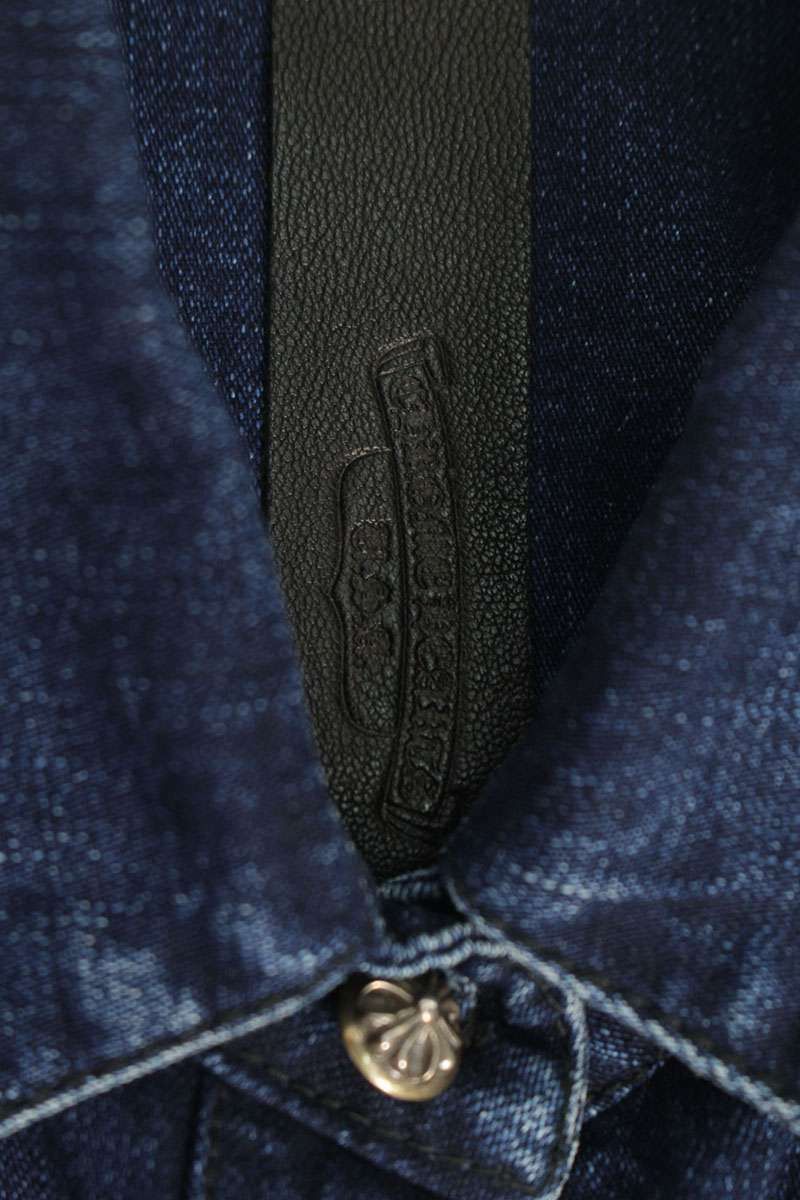 Chrome Hearts Chrome Hearts LOOSEENDS Cross Patch Denim Shirt Multi Size L Size US L / EU 52-54 / 3 - 3 Thumbnail