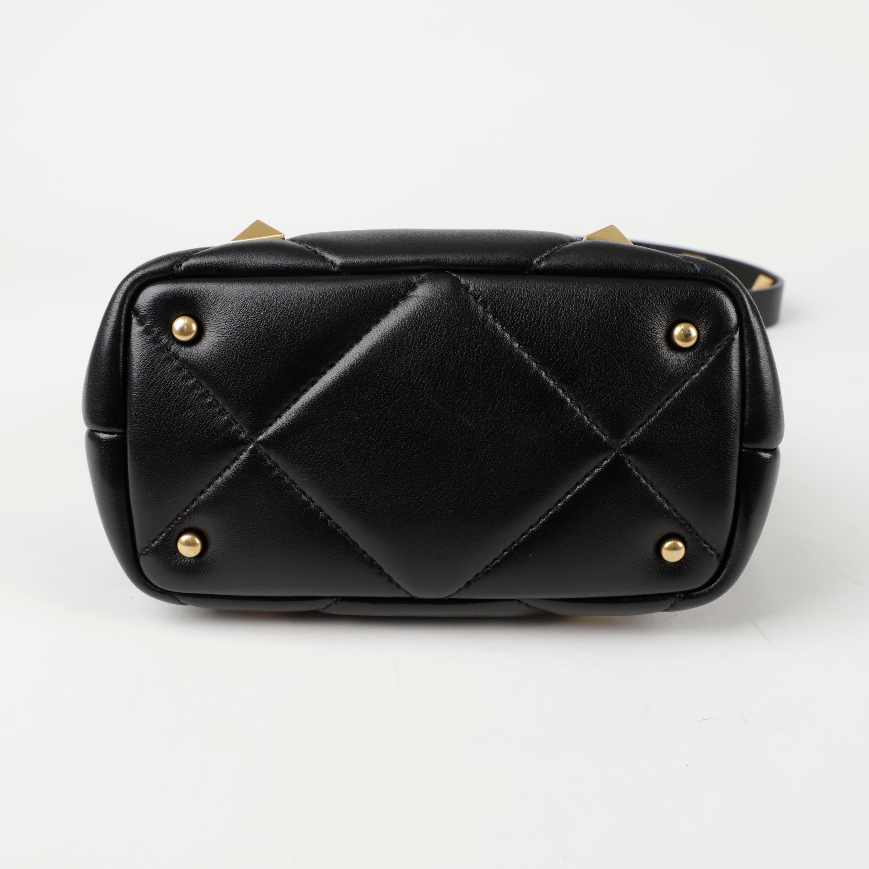 Valentino Roman Stud Small Top Handle Tote Shoulder Bag Size ONE SIZE - 7 Thumbnail