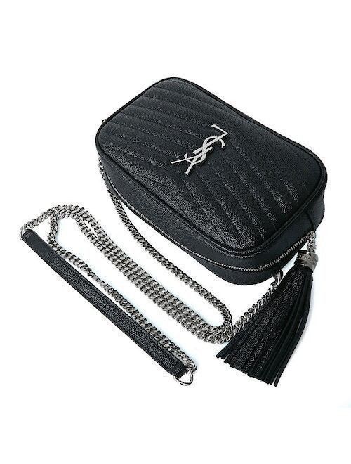 Yves Saint Laurent Monogram Silver Tone Mini Camera Bag Size ONE SIZE - 8 Thumbnail