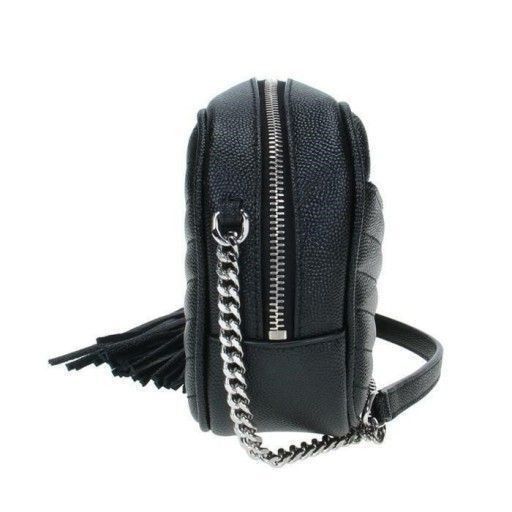 Yves Saint Laurent Monogram Silver Tone Mini Camera Bag Size ONE SIZE - 5 Thumbnail