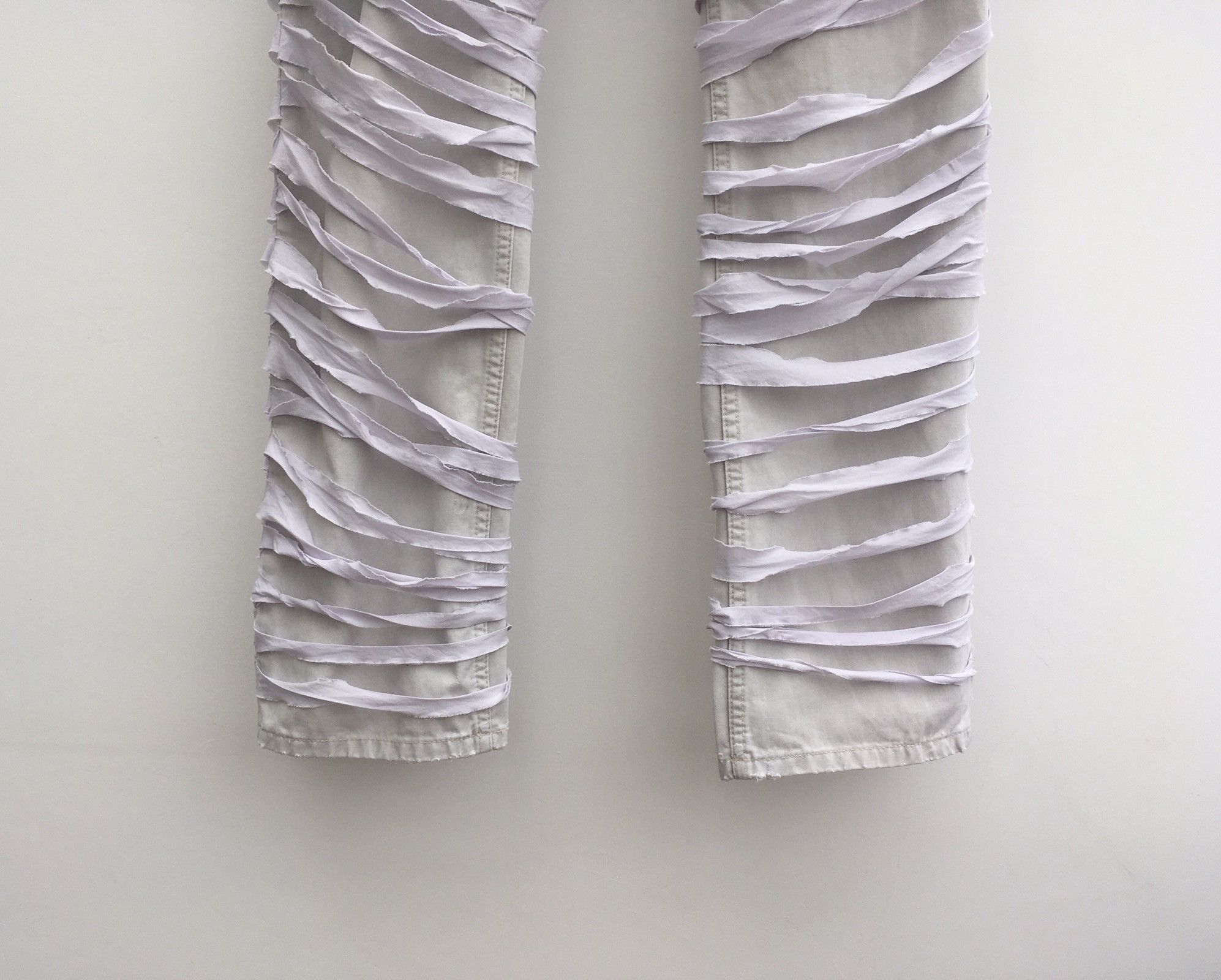 Helmut Lang A/W 04 Mummy bondage Jeans | Grailed