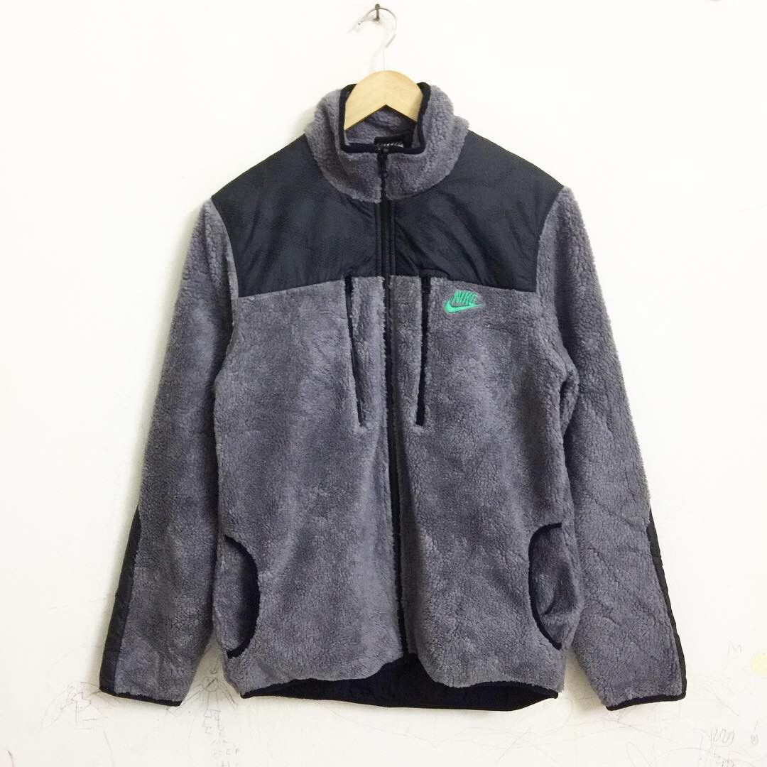 nike fuzzy fleece jacket