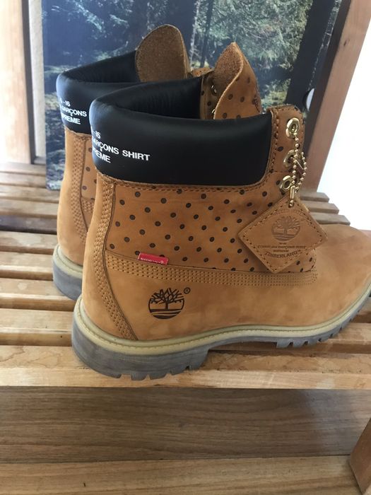 Supreme timberland sale comme des garcons