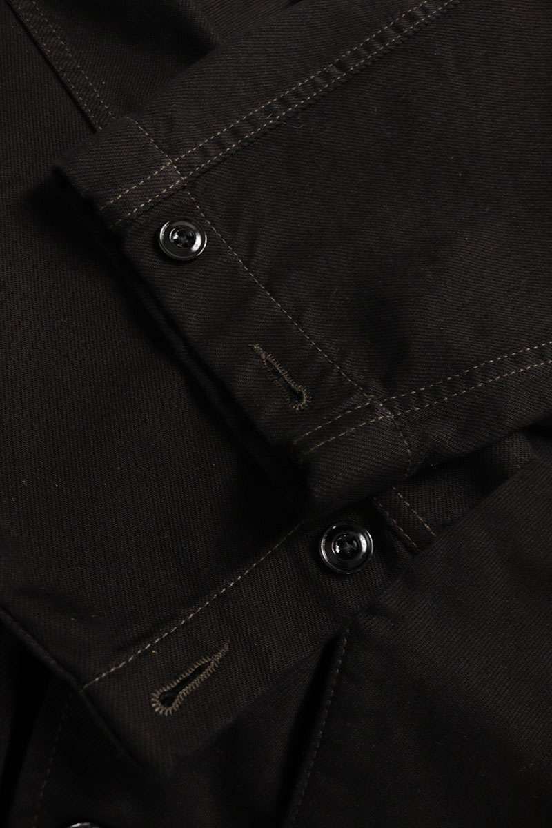Lemaire LEMAIRE Cotton Leather Boxy Jacket Black Size M Size US M / EU 48-50 / 2 - 3 Thumbnail