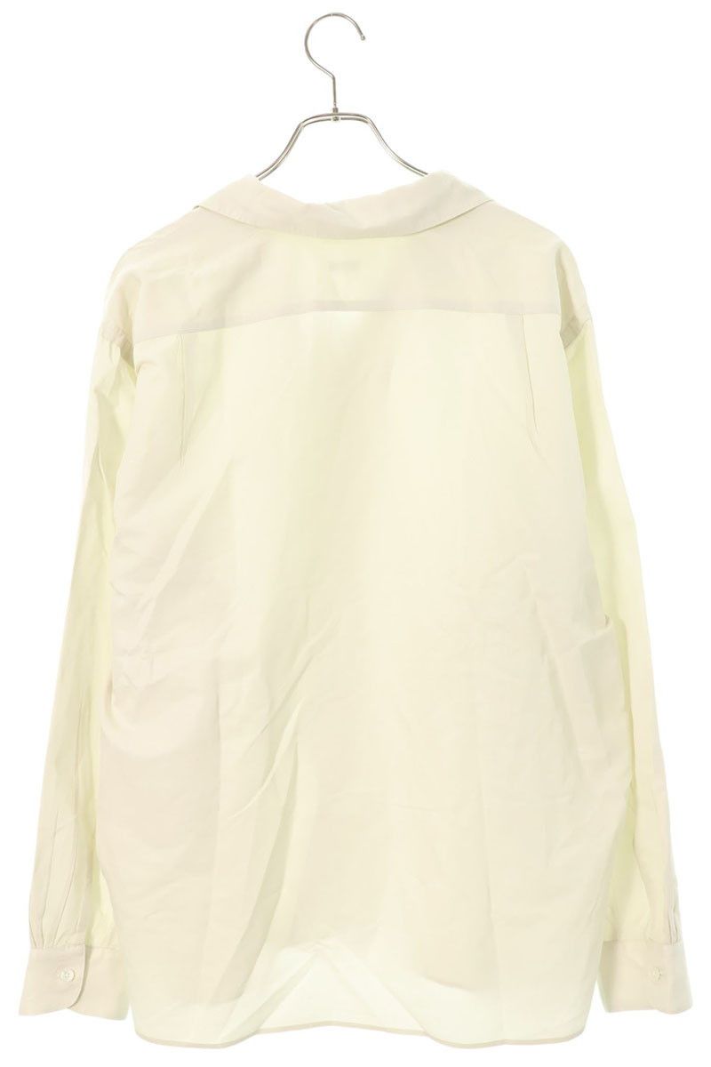 A.PRESSE A.PRESSE 25SS Silk Linen Open Collar Shirt Off-White Size M Size US M / EU 48-50 / 2 - 2 Thumbnail