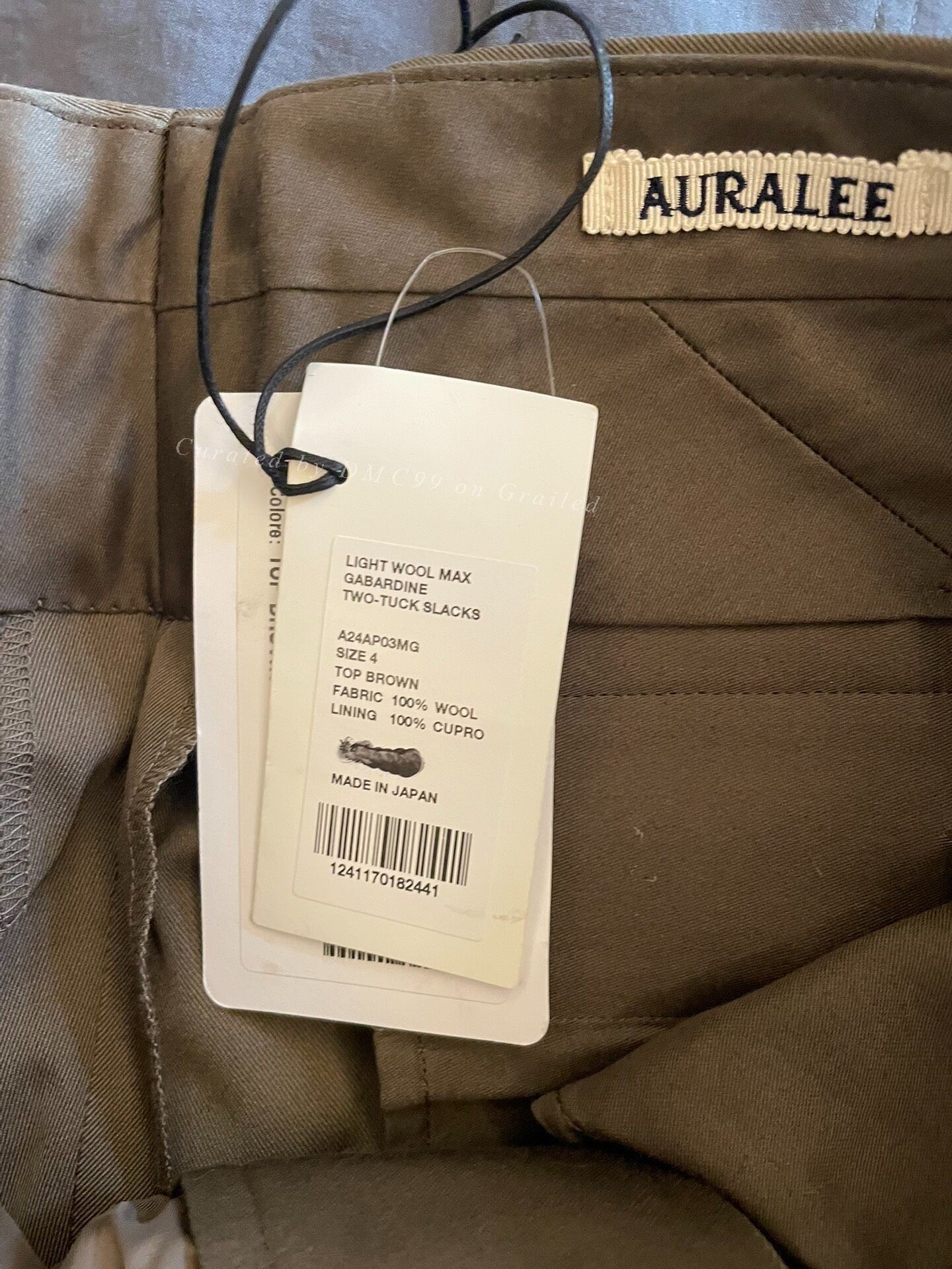 Auralee Auralee Wool Two-Tuck Slacks Size US 26 / EU 42 - 3 Thumbnail