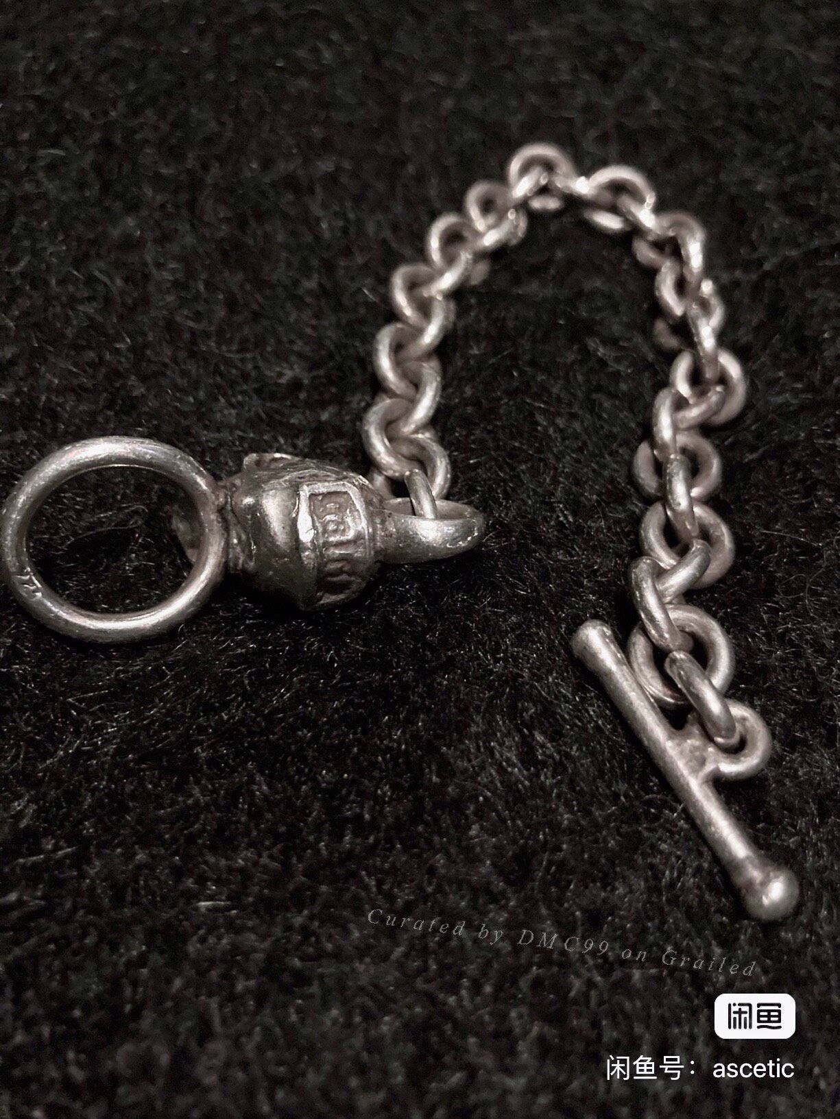 YOKO SAKAMOTO Galcia Ruby Skull Silver Bracelet Size ONE SIZE - 3 Thumbnail