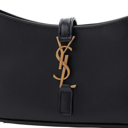 Yves Saint Laurent Monogram Mini Hobo Bag Black Size ONE SIZE - 9 Thumbnail
