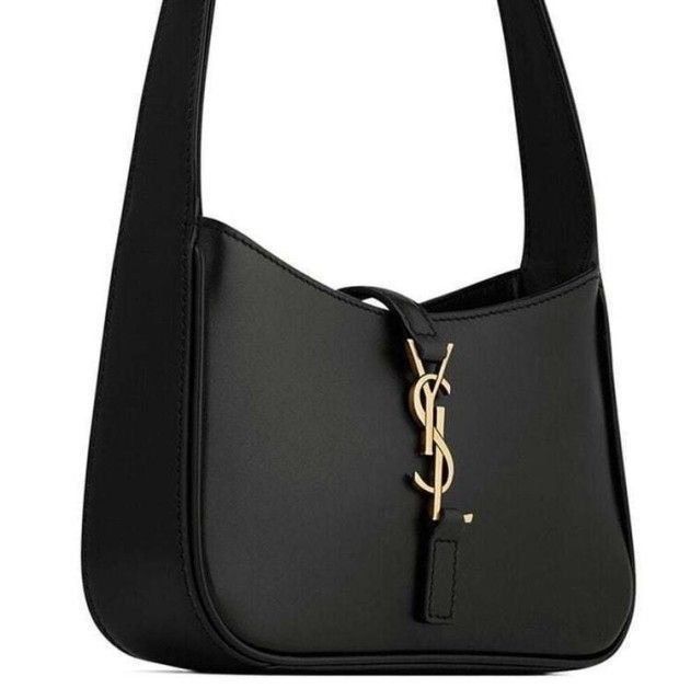 Yves Saint Laurent Monogram Mini Hobo Bag Black Size ONE SIZE - 4 Thumbnail