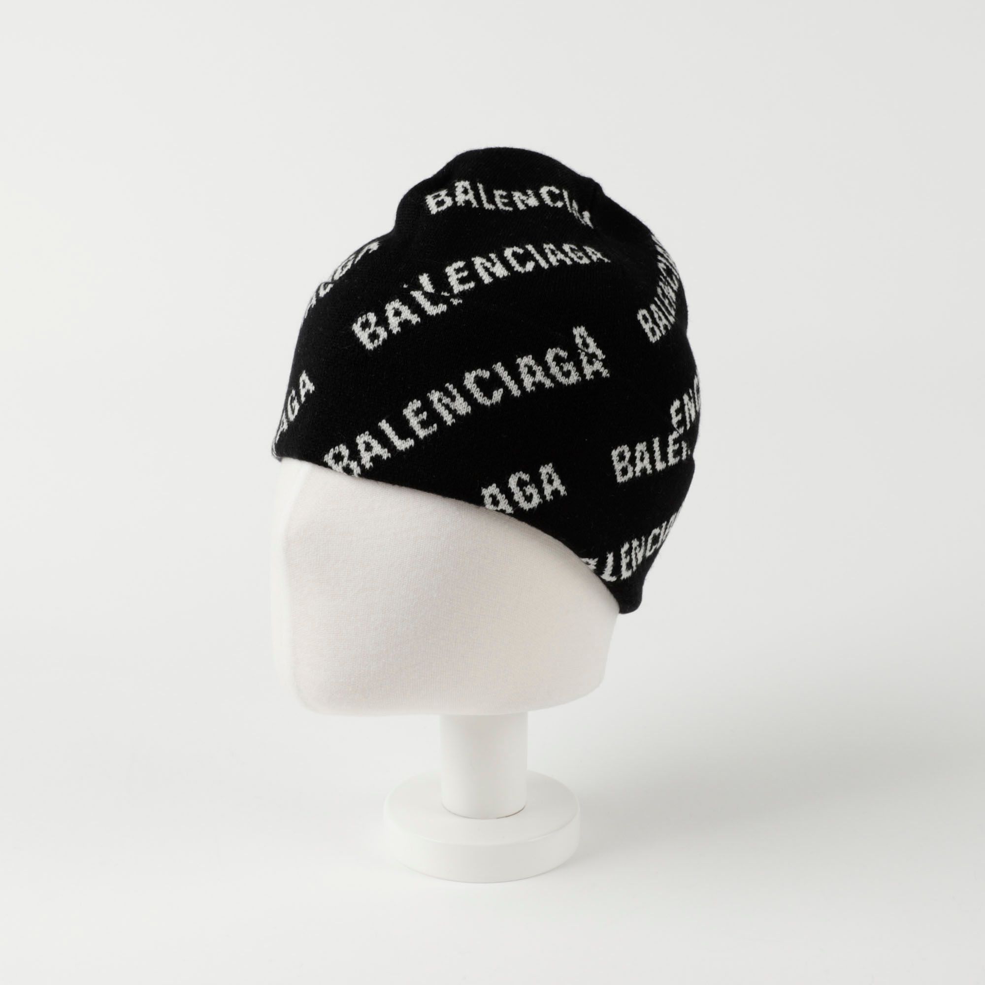 BALENCIAGA Allover Logo Hat In Black and White Balenciaga diagonal logo cap **MESSAGE BEFORE... | Depop main image 3