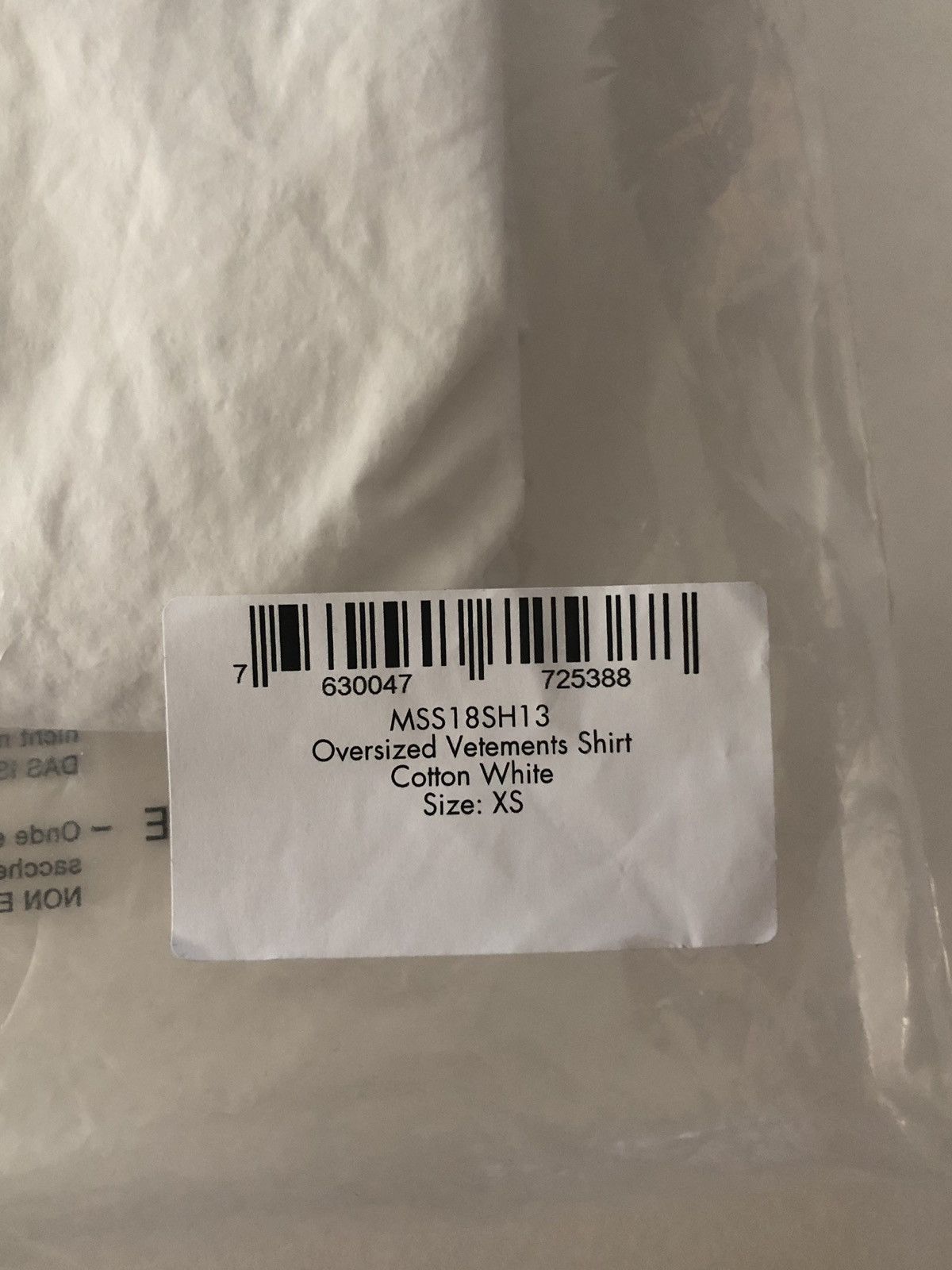 Vetements Oversized Vetements Logo shirt Size US XS / EU 42 / 0 - 10 Thumbnail