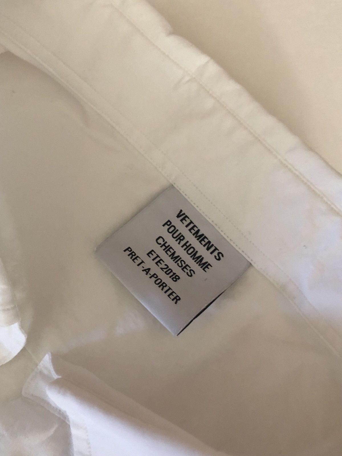 Vetements Oversized Vetements Logo shirt Size US XS / EU 42 / 0 - 4 Thumbnail