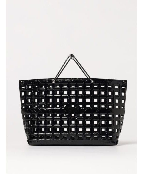 Tory Burch Croc Embossed Market Tote Size ONE SIZE - 4 Thumbnail