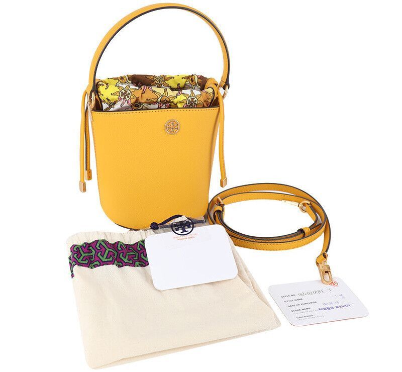 Tory Burch Emerson Mini Bucket Bag Yellow Size ONE SIZE - 8 Thumbnail