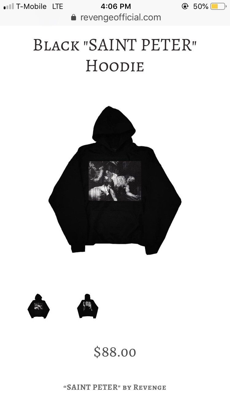 Revenge saint peter hoodie online