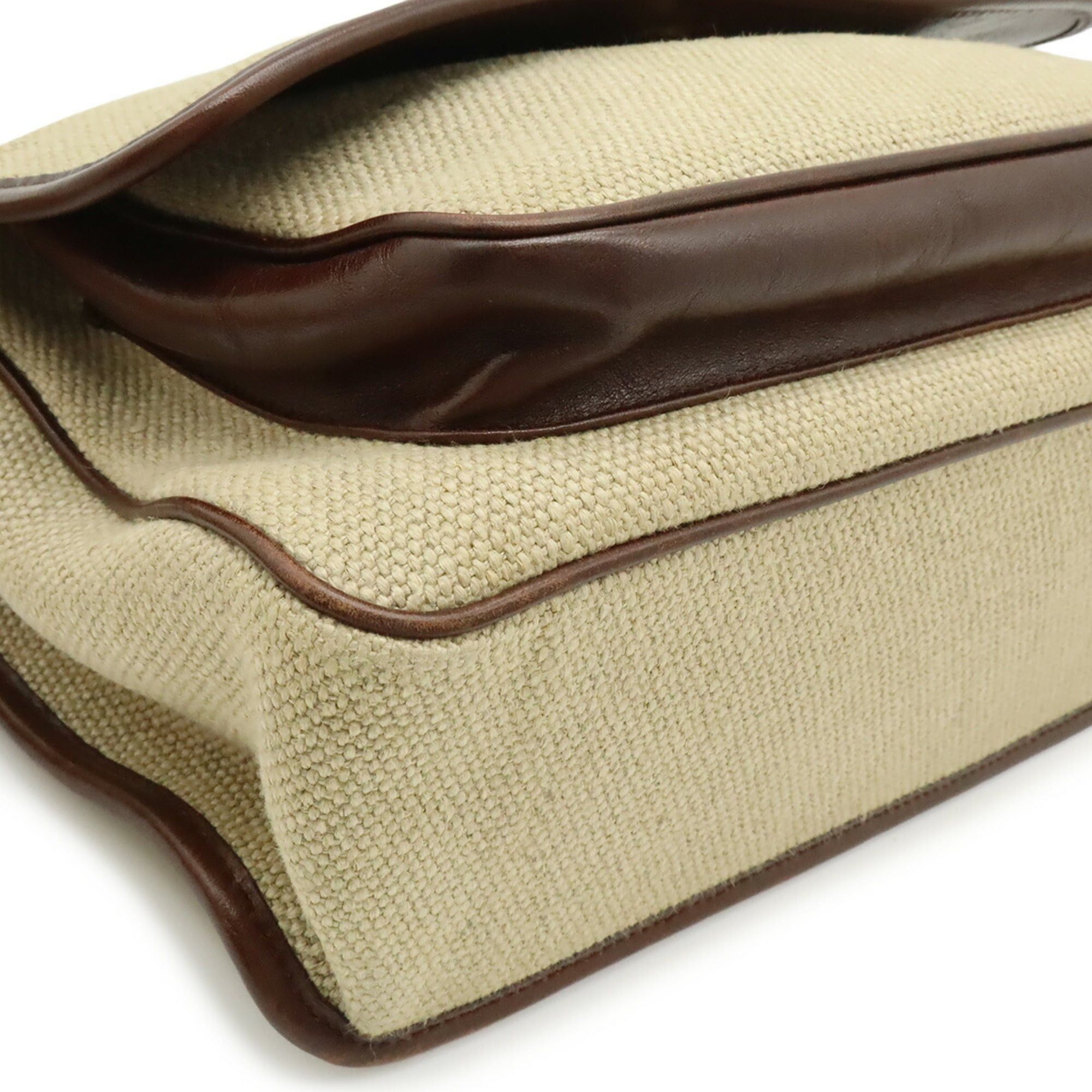 Yves Saint Laurent Yves Saint Laurent SAINT LAURENT PARIS YSL NIKI Medium Chain Shoulder Bag, Linen Canvas, Beige, 633150 Size ONE SIZE - 4 Thumbnail