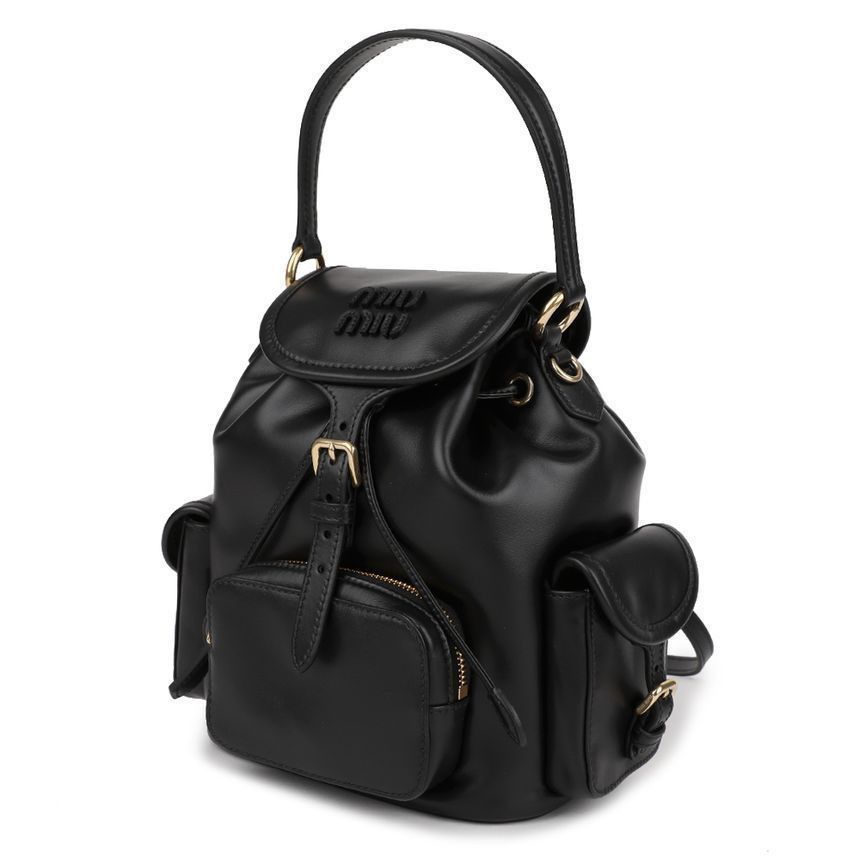 Miu Miu Leather Backpack Size ONE SIZE - 4 Thumbnail