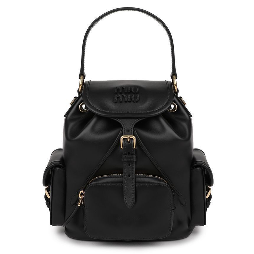 Miu Miu Leather Backpack Size ONE SIZE - 3 Thumbnail
