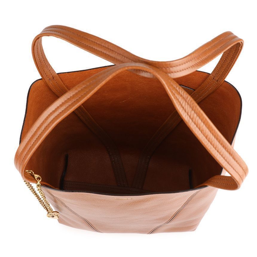 Chloe Grained Leather Spin Tote Bag Size ONE SIZE - 7 Thumbnail