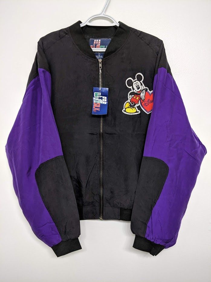 Vintage JH Silk Disney Bomber Jacket 専用】Vintage JH Silk Disney