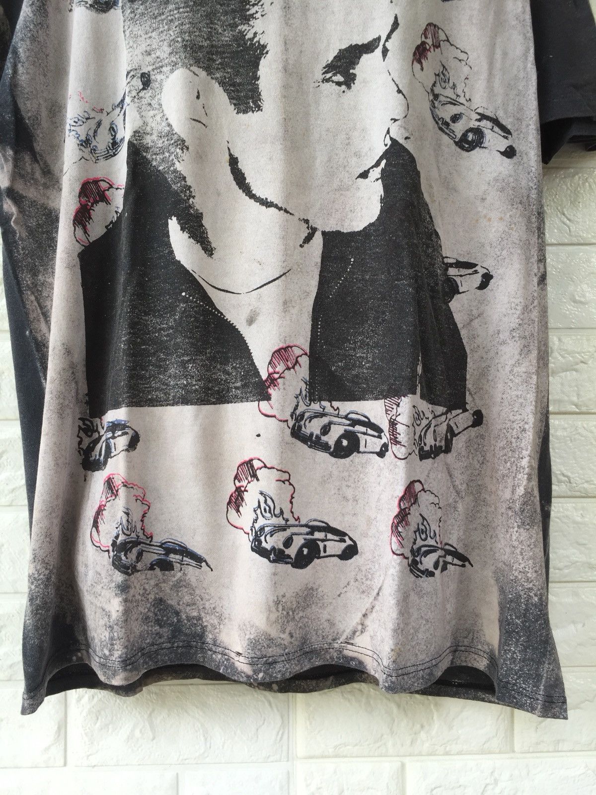 Band Tees × The Real McCoy's × Vintage Vtg 90s Steve McQueen James Dean Porsche 356 Speedster Tee Size US L / EU 52-54 / 3 - 4 Thumbnail