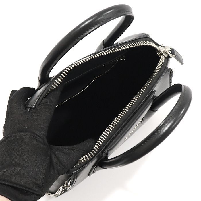 Givenchy Black Leather Chain Detail Antigona Small Size ONE SIZE - 6 Thumbnail