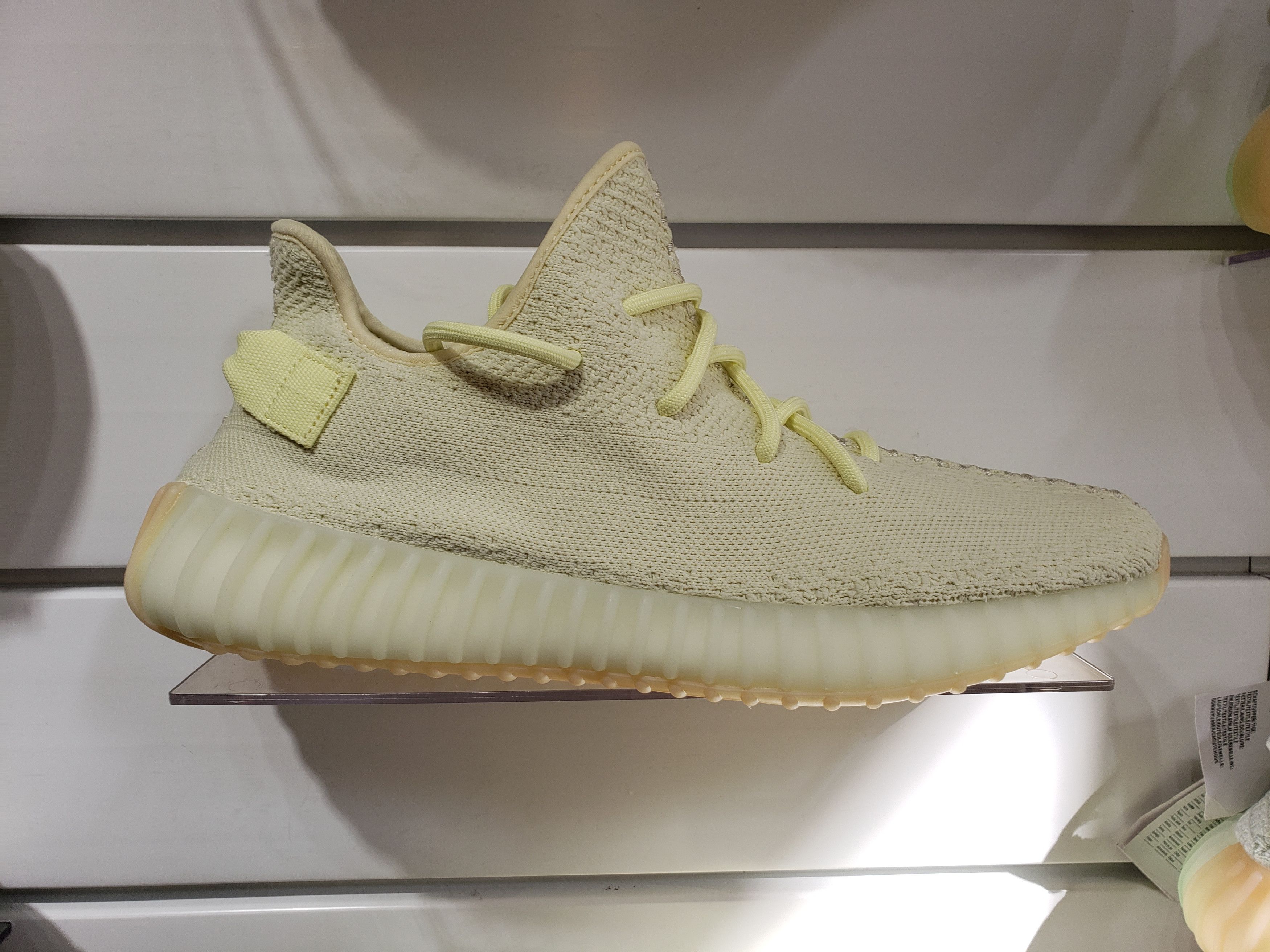 adidas gazelle silver green womens YEEZY X ADIDAS Size 12 Butter Yellow Solid Nylon Lace Up Sneakers – Sui  Generis Designer Consignment main image 1