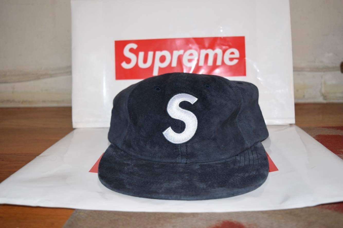 Supreme Suede S Logo Cap | Grailed