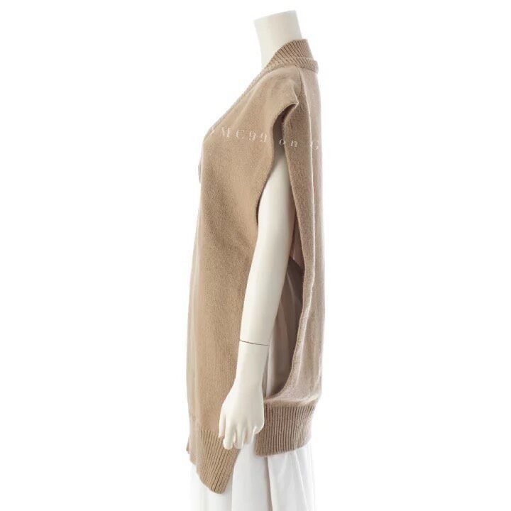 Maison Margiela Maison Margiela Layered V-Neck Knit Vest Size US M / EU 48-50 / 2 - 2 Thumbnail